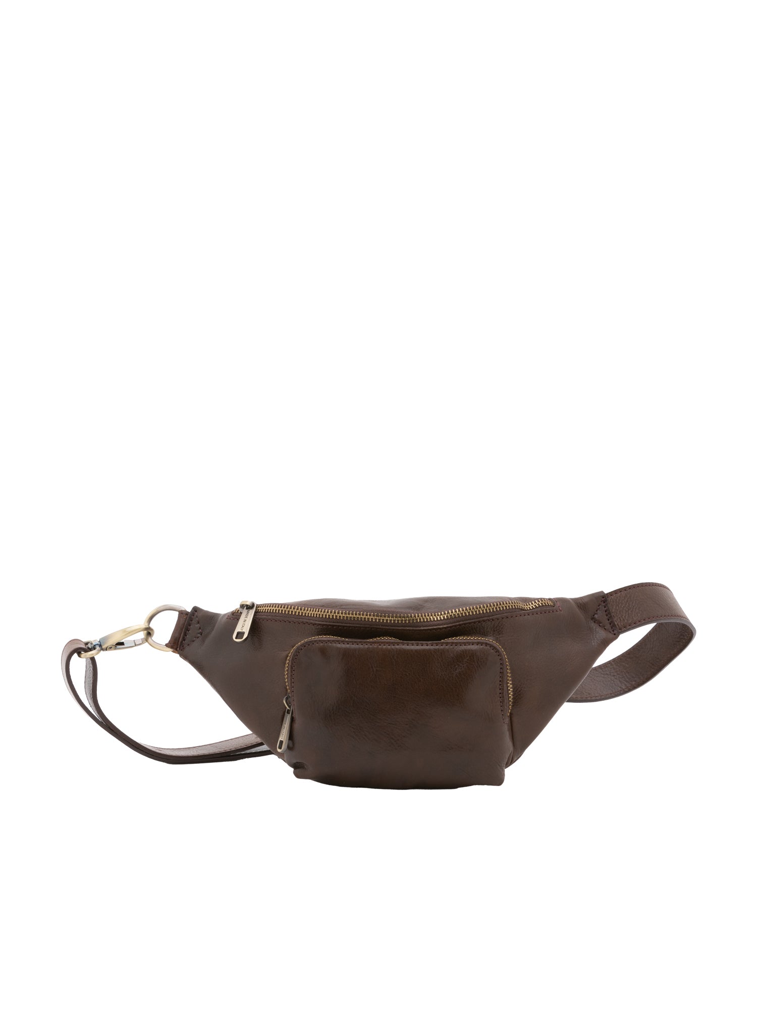 Belt bag I Fratelli Men Genuine leather -Rosso Testa di moro