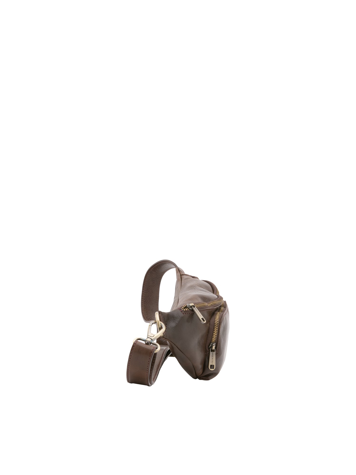 Belt bag I Fratelli Men Genuine leather -Rosso Testa di moro