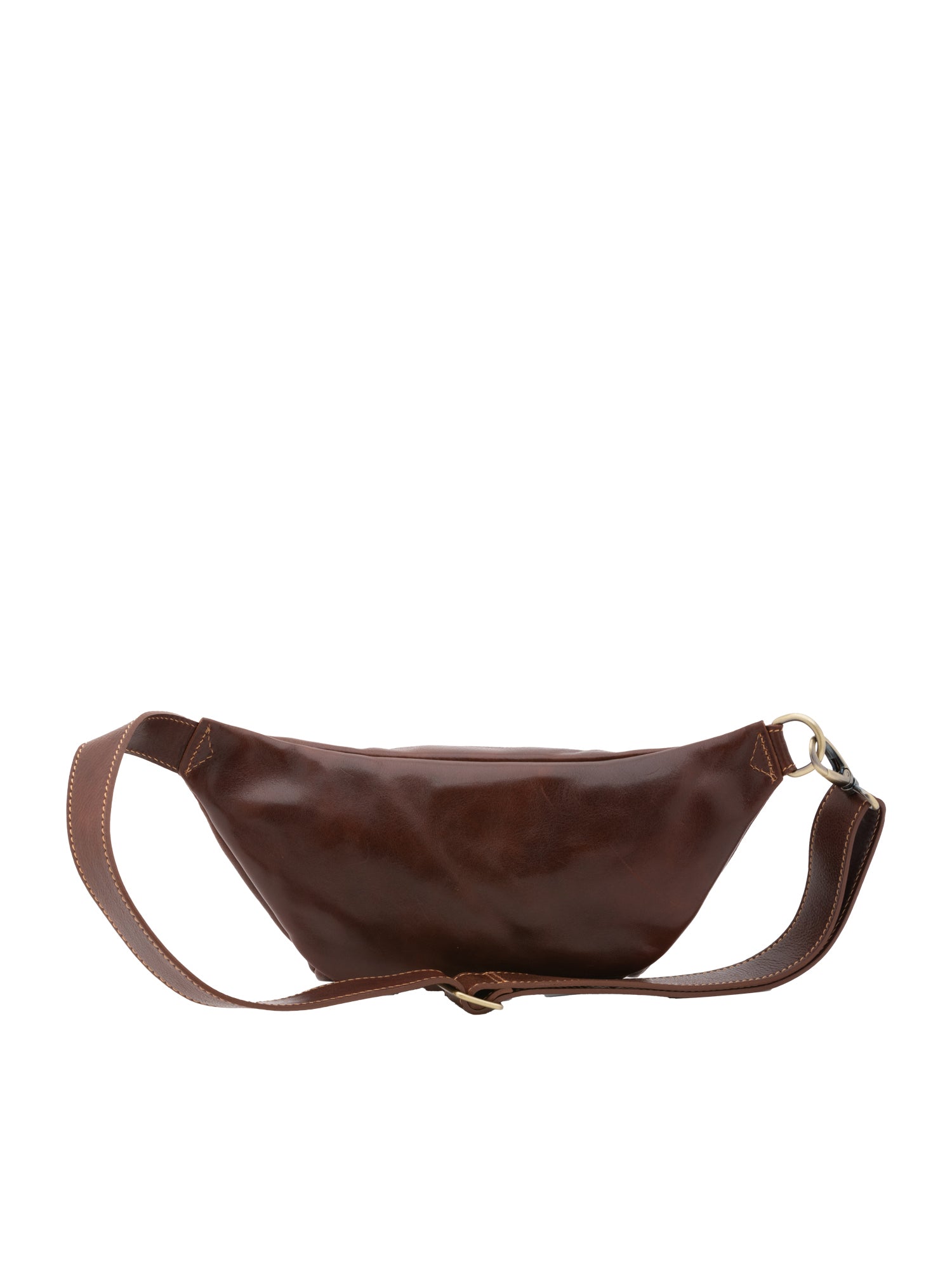 Belt bag I Fratelli Men Genuine leather -Rosso Marrone