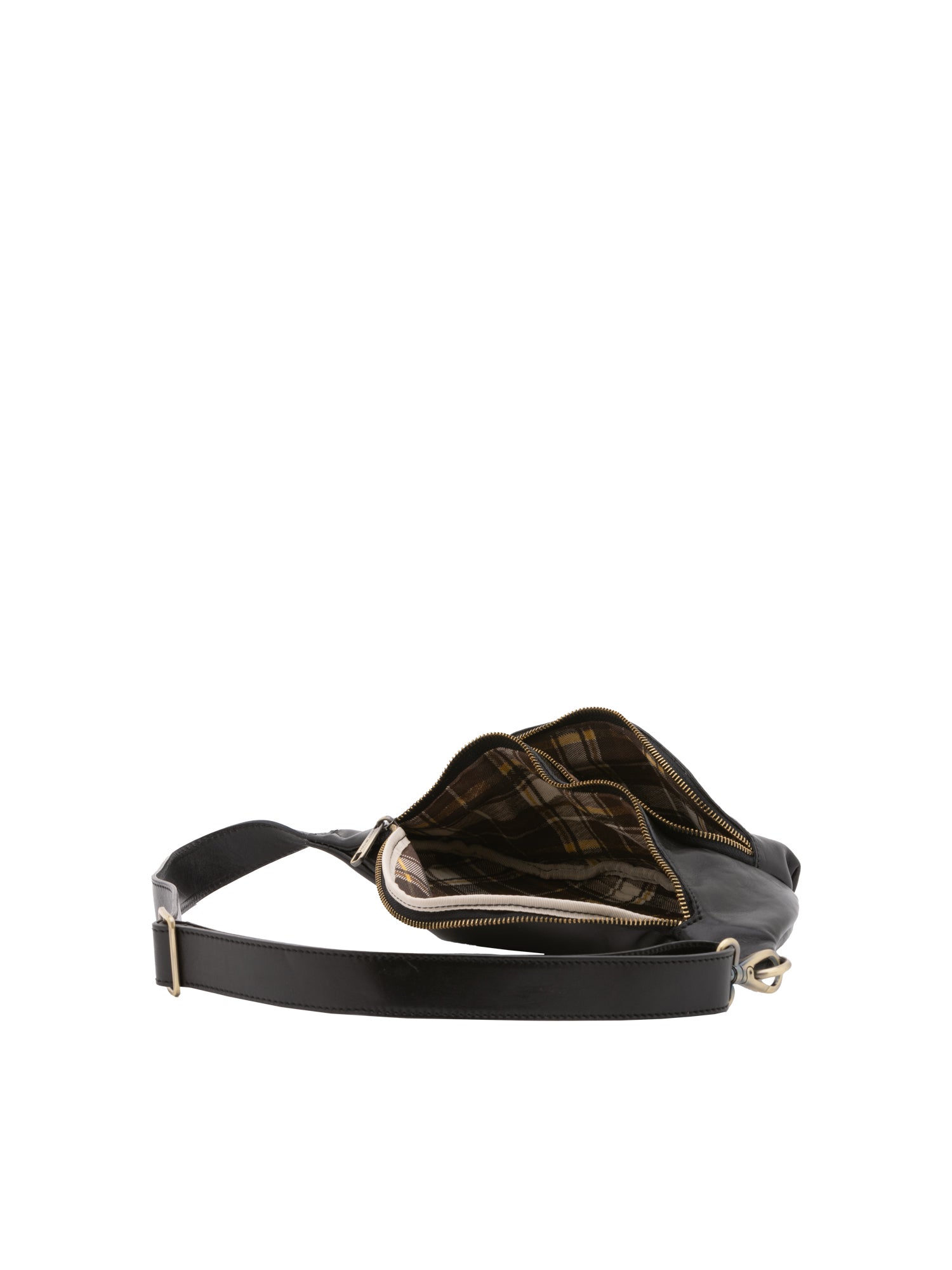 Belt bag I Fratelli Men Genuine leather -Rosso Nero