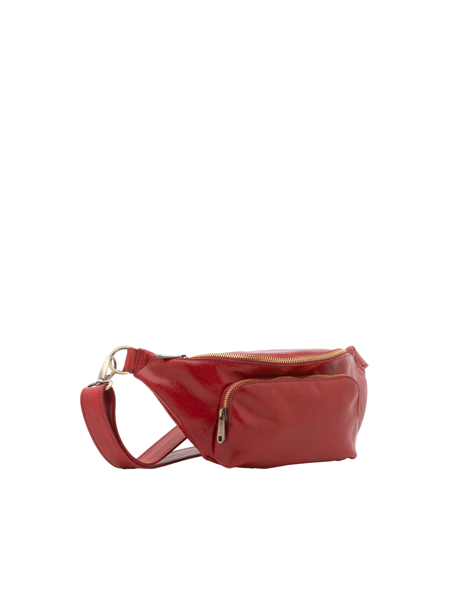 Belt bag I Fratelli Men Genuine leather -Rosso Rosso