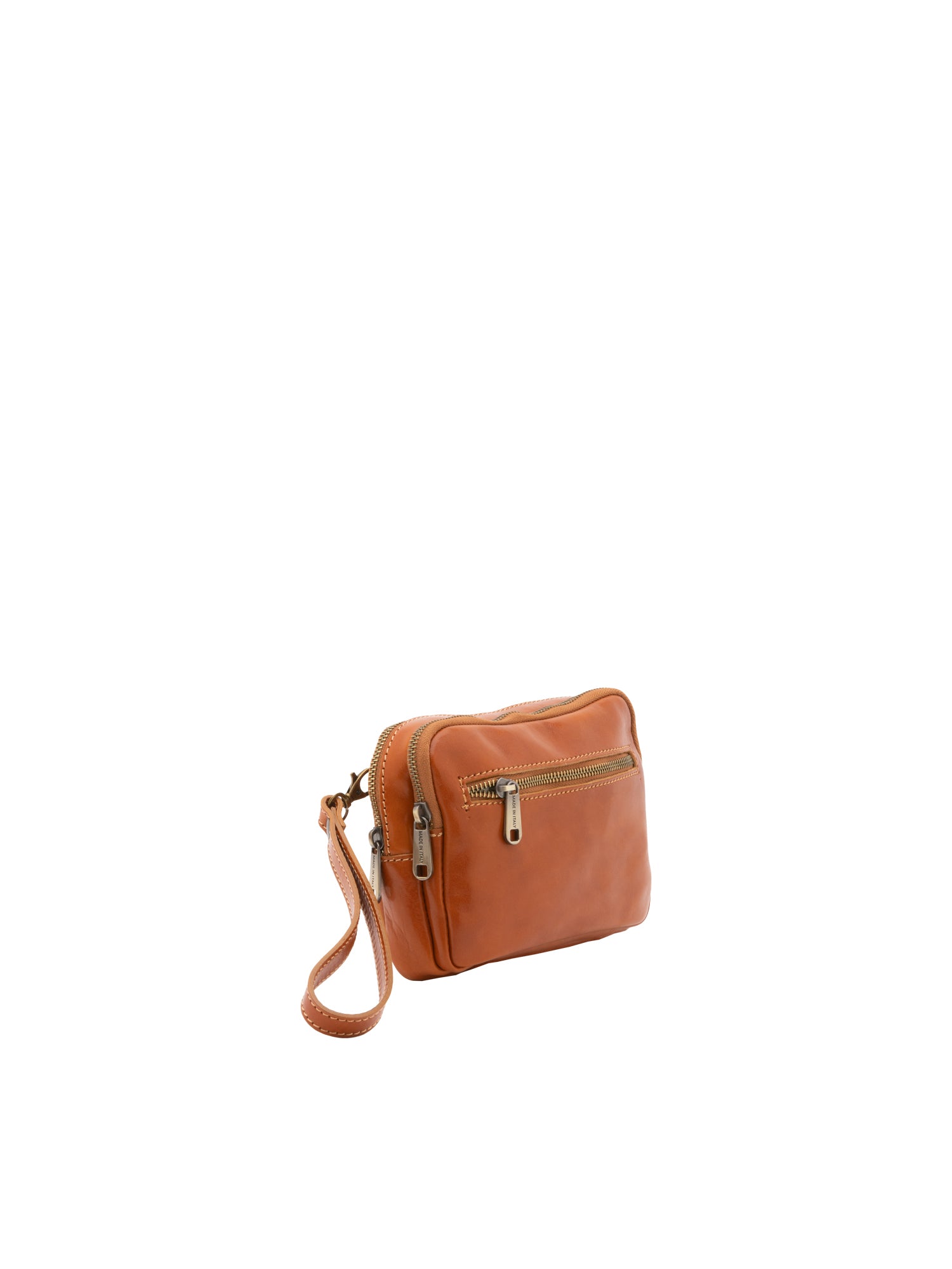 Handbag I Fratelli Men Genuine leather -Rosso Cognac