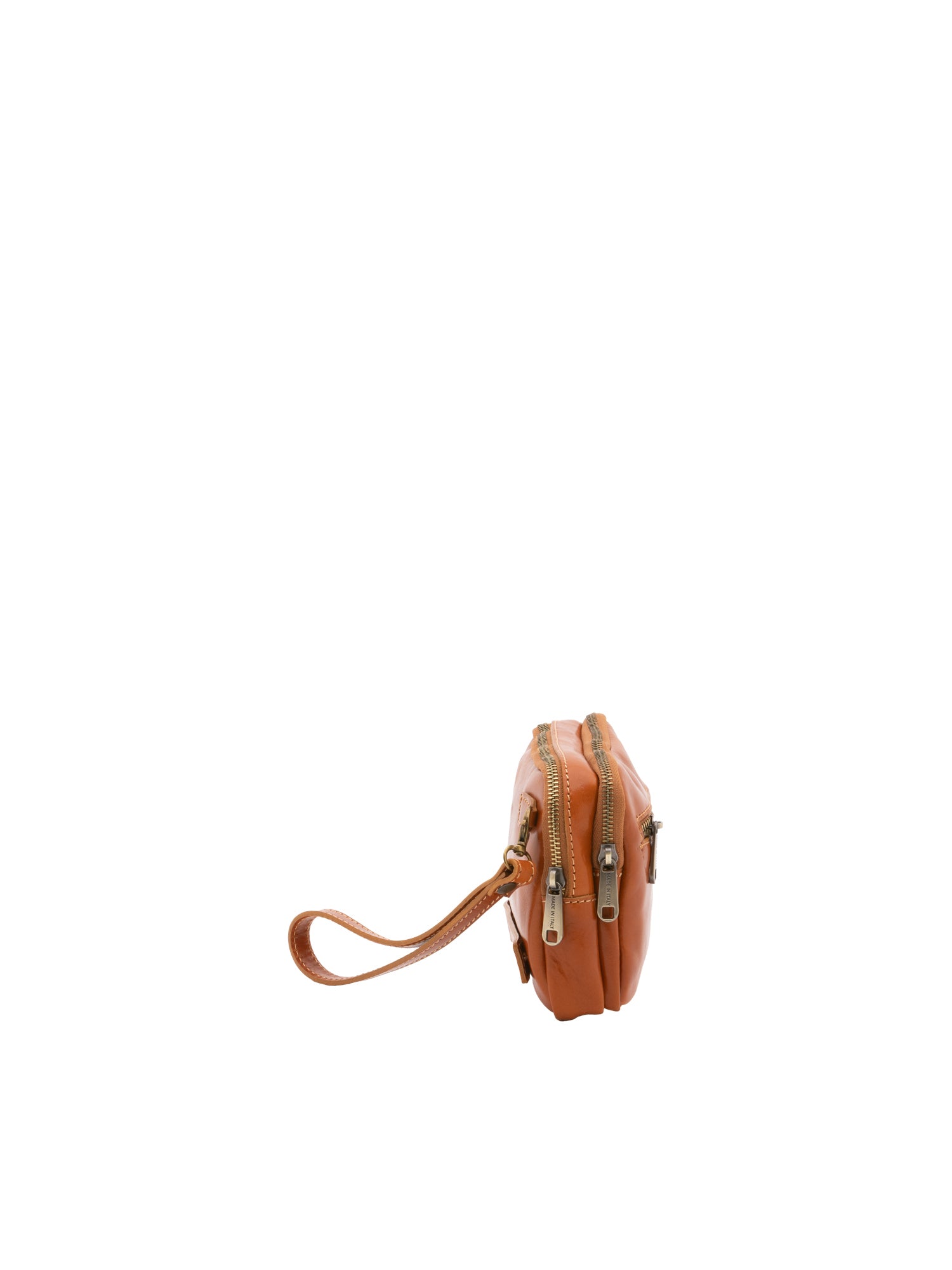 Handbag I Fratelli Men Genuine leather -Rosso Cognac