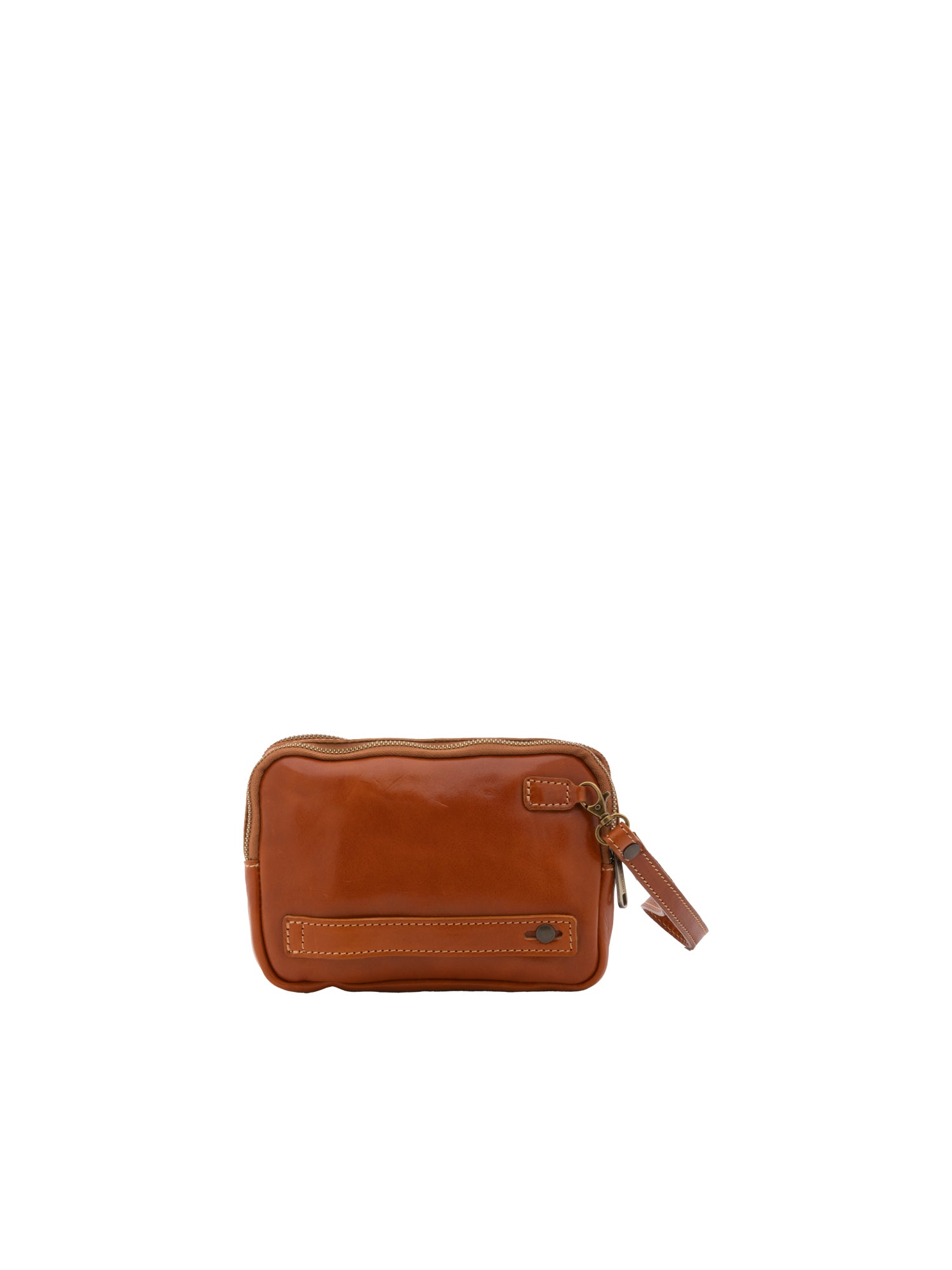 Handbag I Fratelli Men Genuine leather -Rosso Cognac