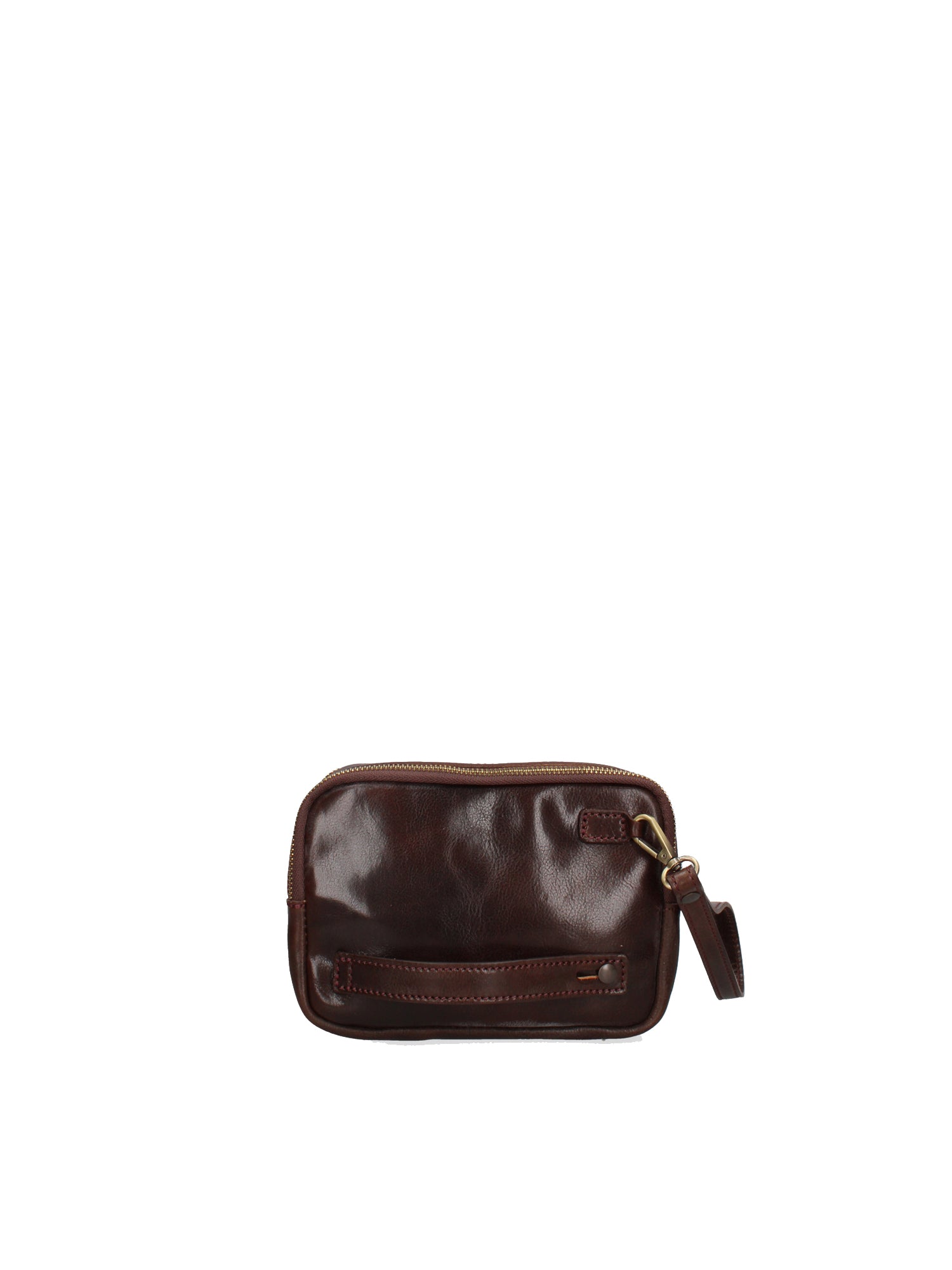 Handbag I Fratelli Men Genuine leather -Rosso Testa di moro