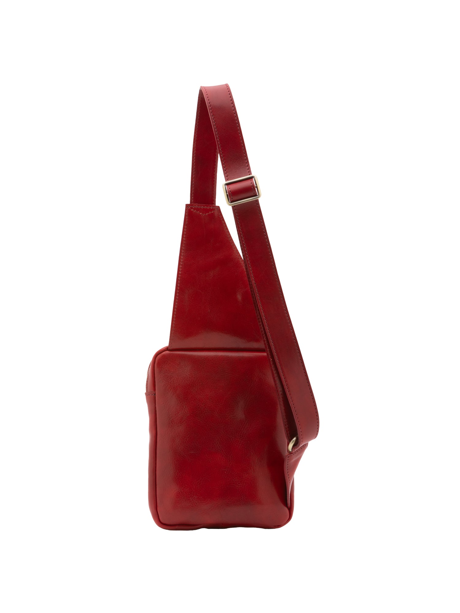 Crossbody bag I Fratelli Men Genuine leather -Marrone Rosso