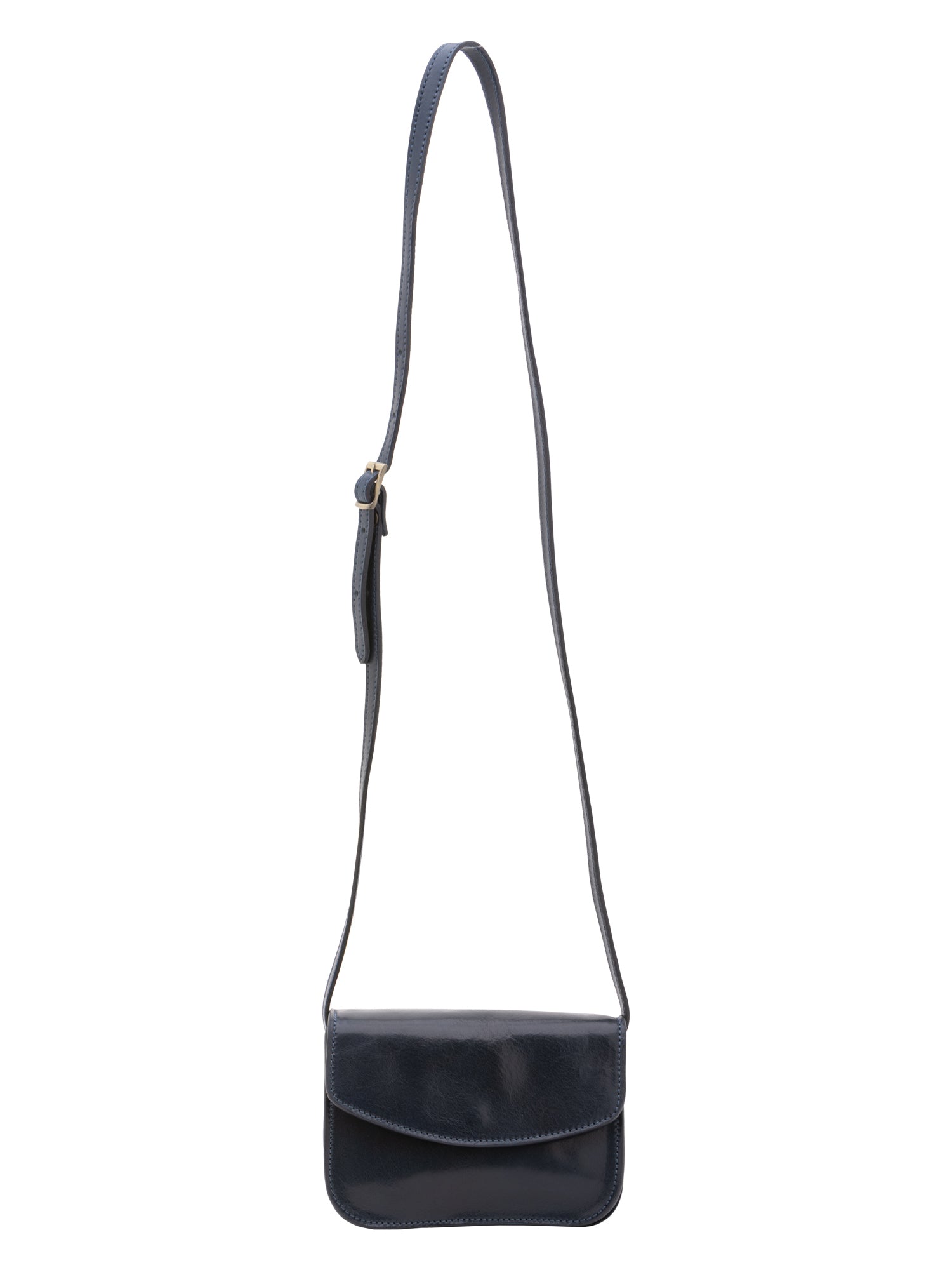 Crossbody bag I Fratelli Women Genuine leather -Rosso Blu