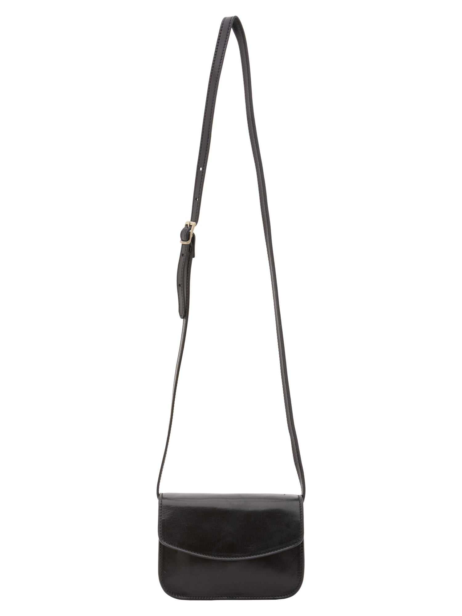 Crossbody bag I Fratelli Women Genuine leather -Rosso Nero
