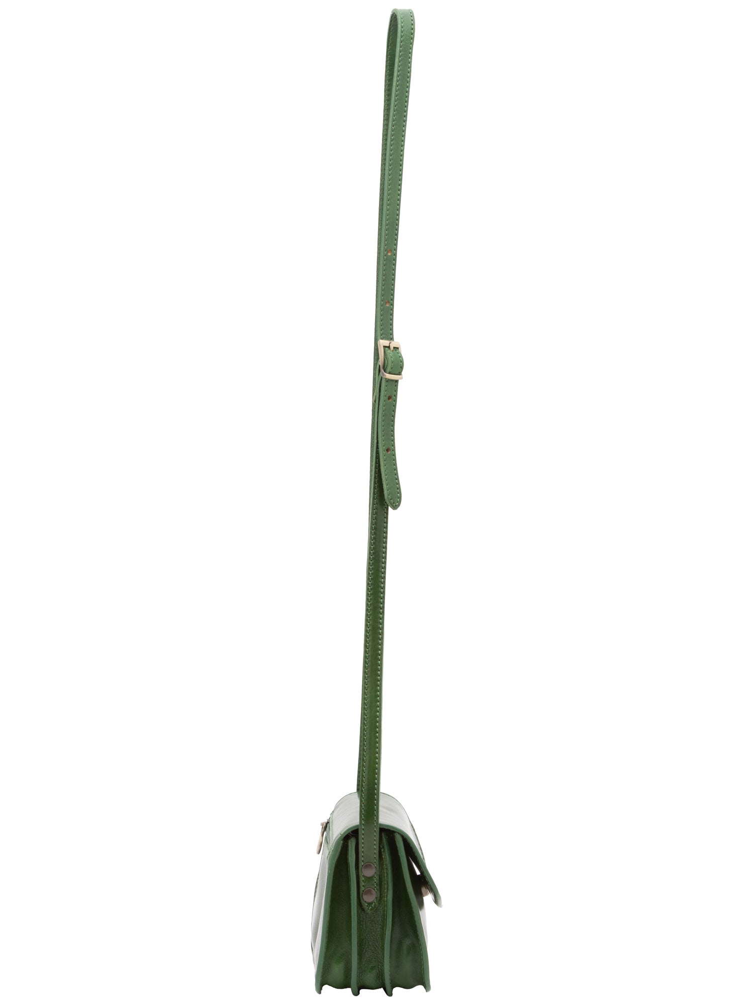 Crossbody bag I Fratelli Women Genuine leather -Rosso Verde