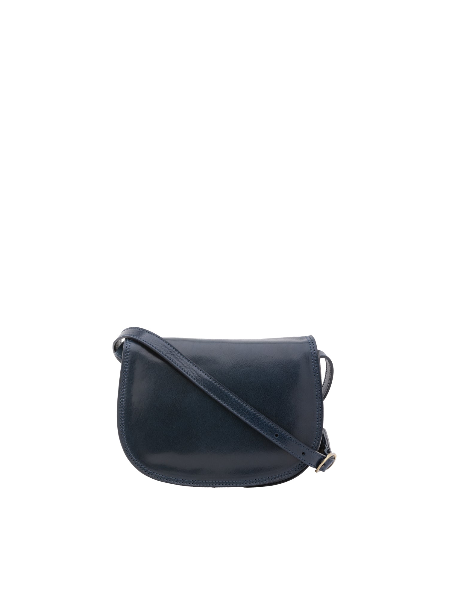Crossbody bag I Fratelli Women Genuine leather -Rosso Blu