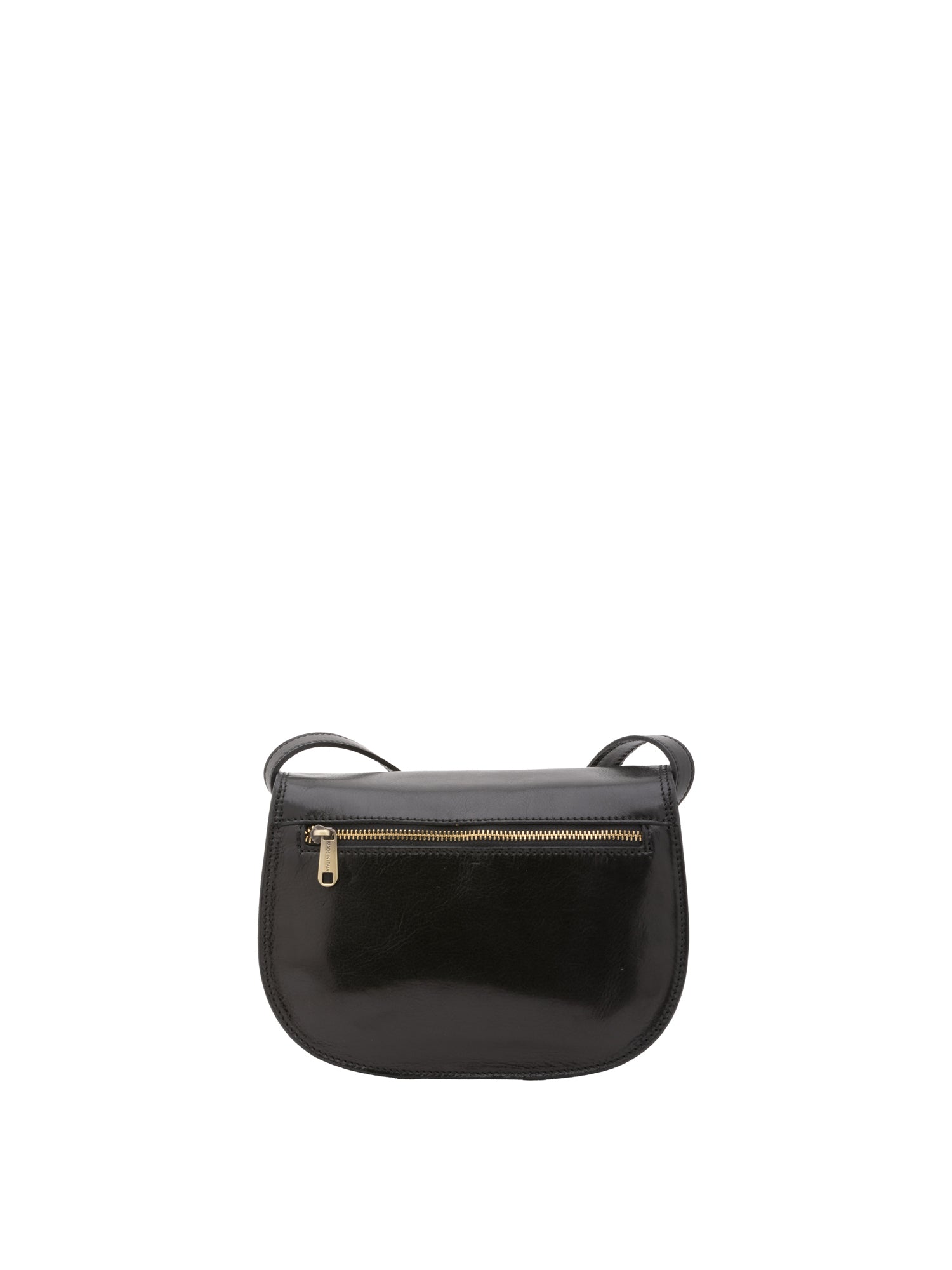 Crossbody bag I Fratelli Women Genuine leather -Rosso Nero