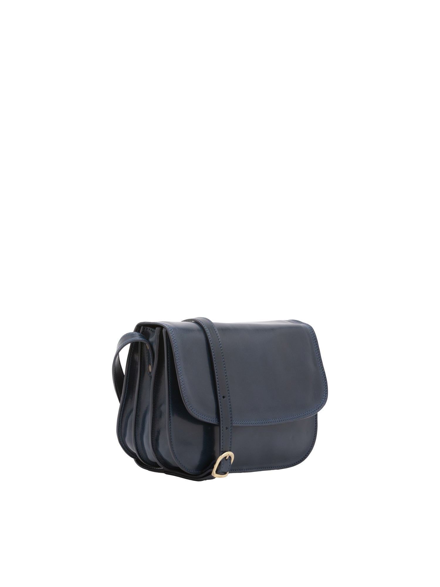 Crossbody bag I Fratelli Women Genuine leather -Rosso Blu