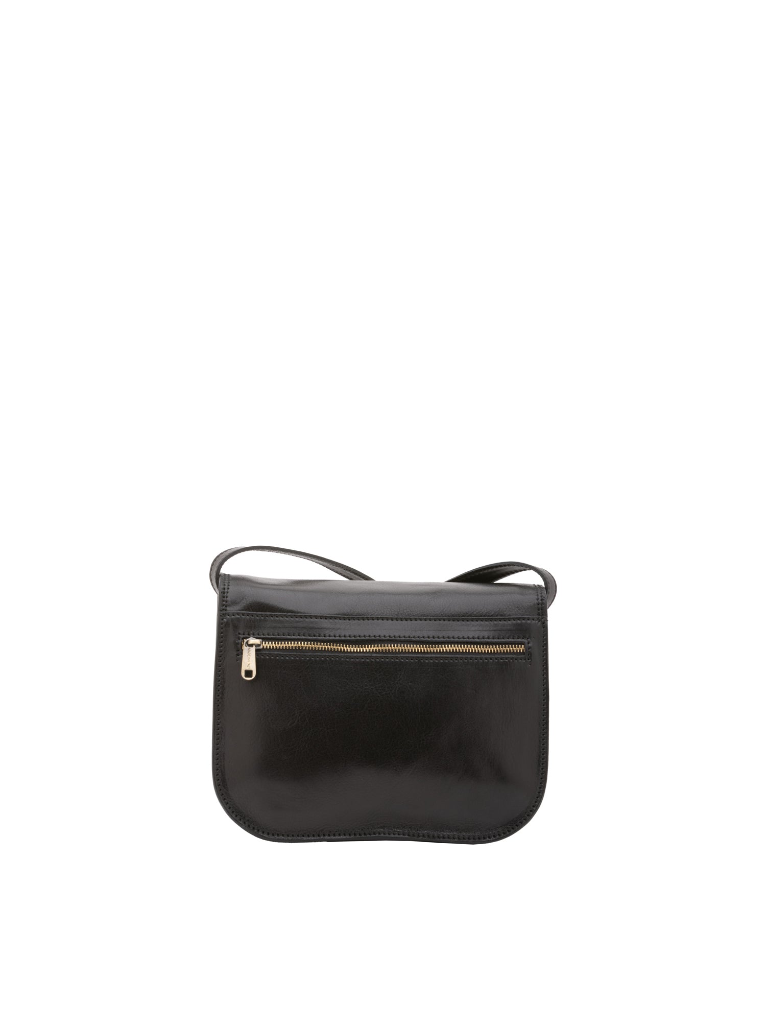 Crossbody bag I Fratelli Women Genuine leather -Rosso Nero
