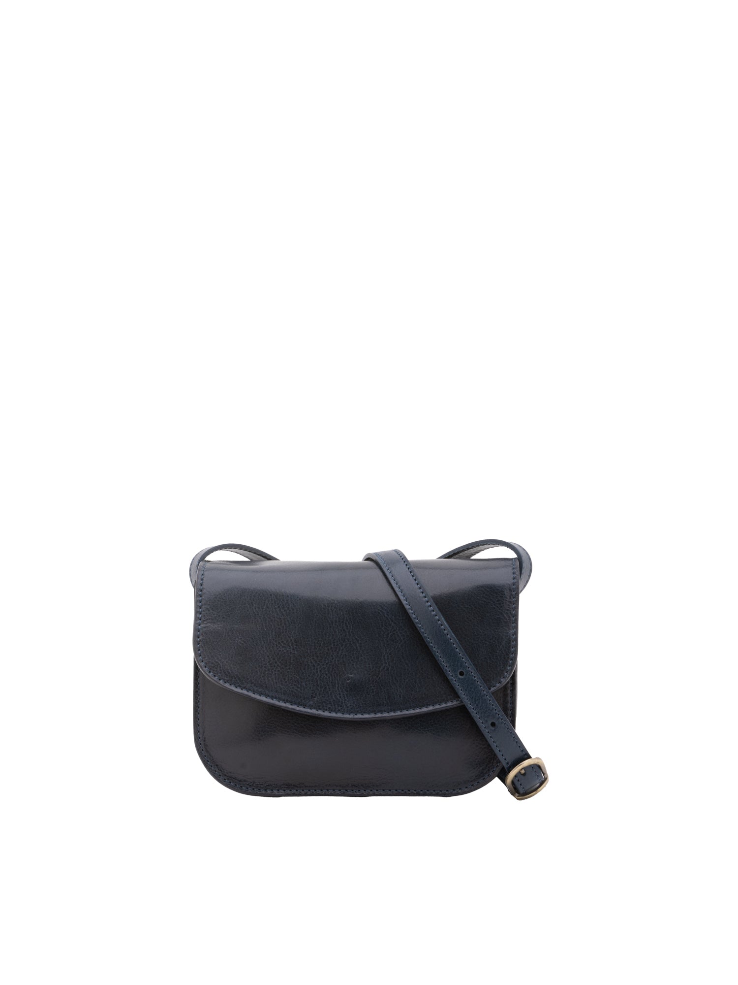 Crossbody bag I Fratelli Women Genuine leather -Rosso Blu
