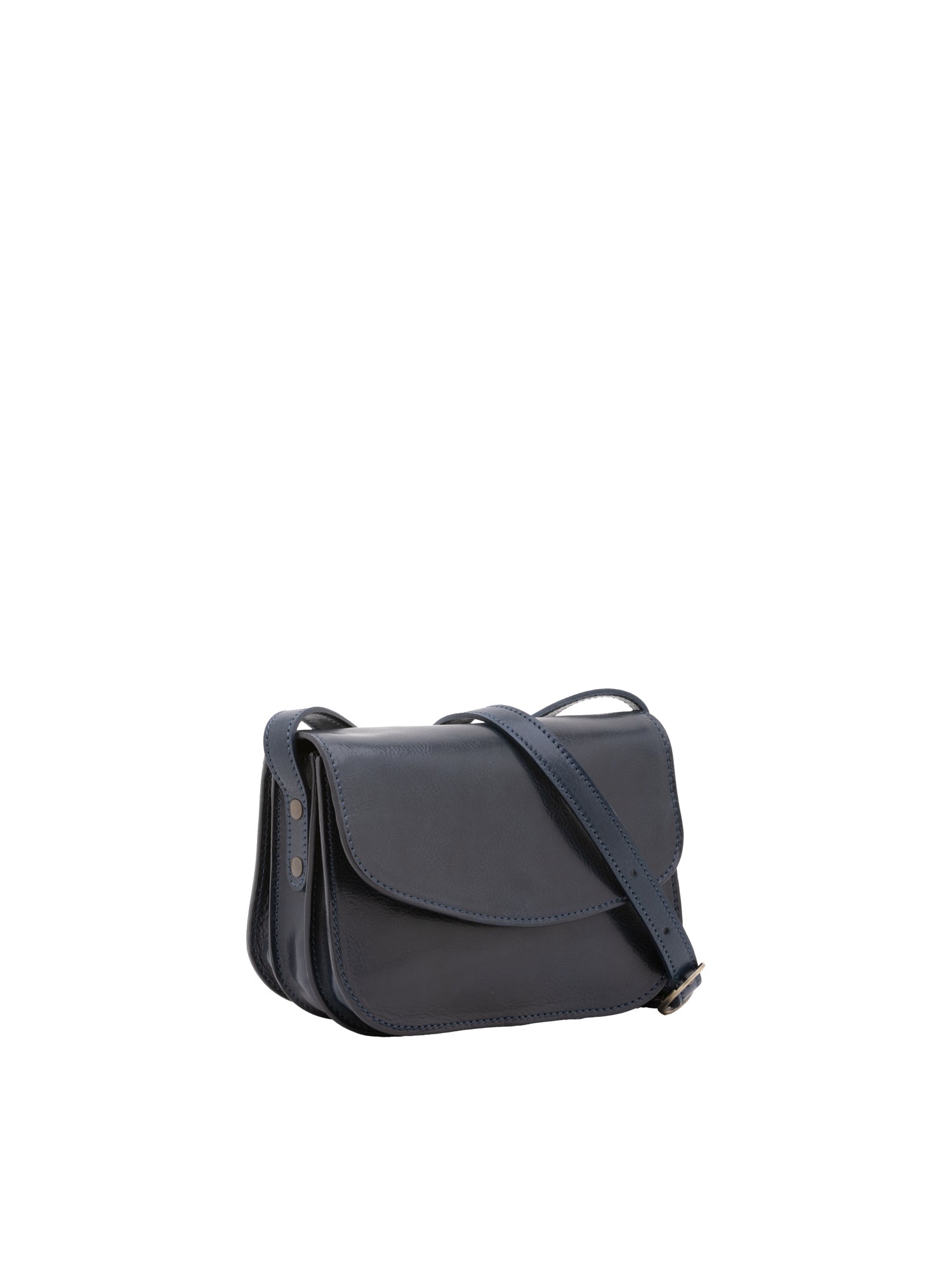 Crossbody bag I Fratelli Women Genuine leather -Rosso Blu