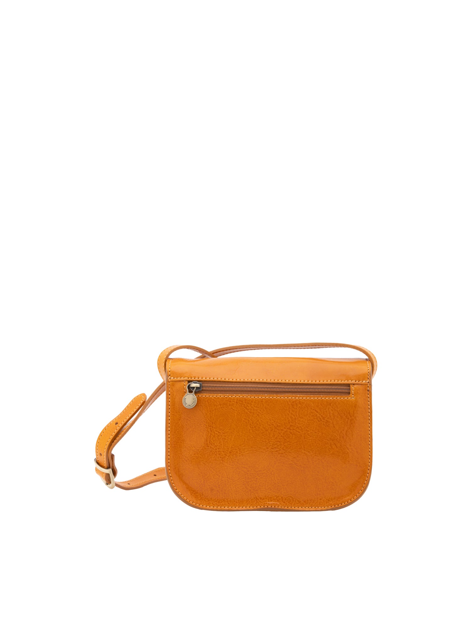Crossbody bag I Fratelli Women Genuine leather -Rosso Giallo