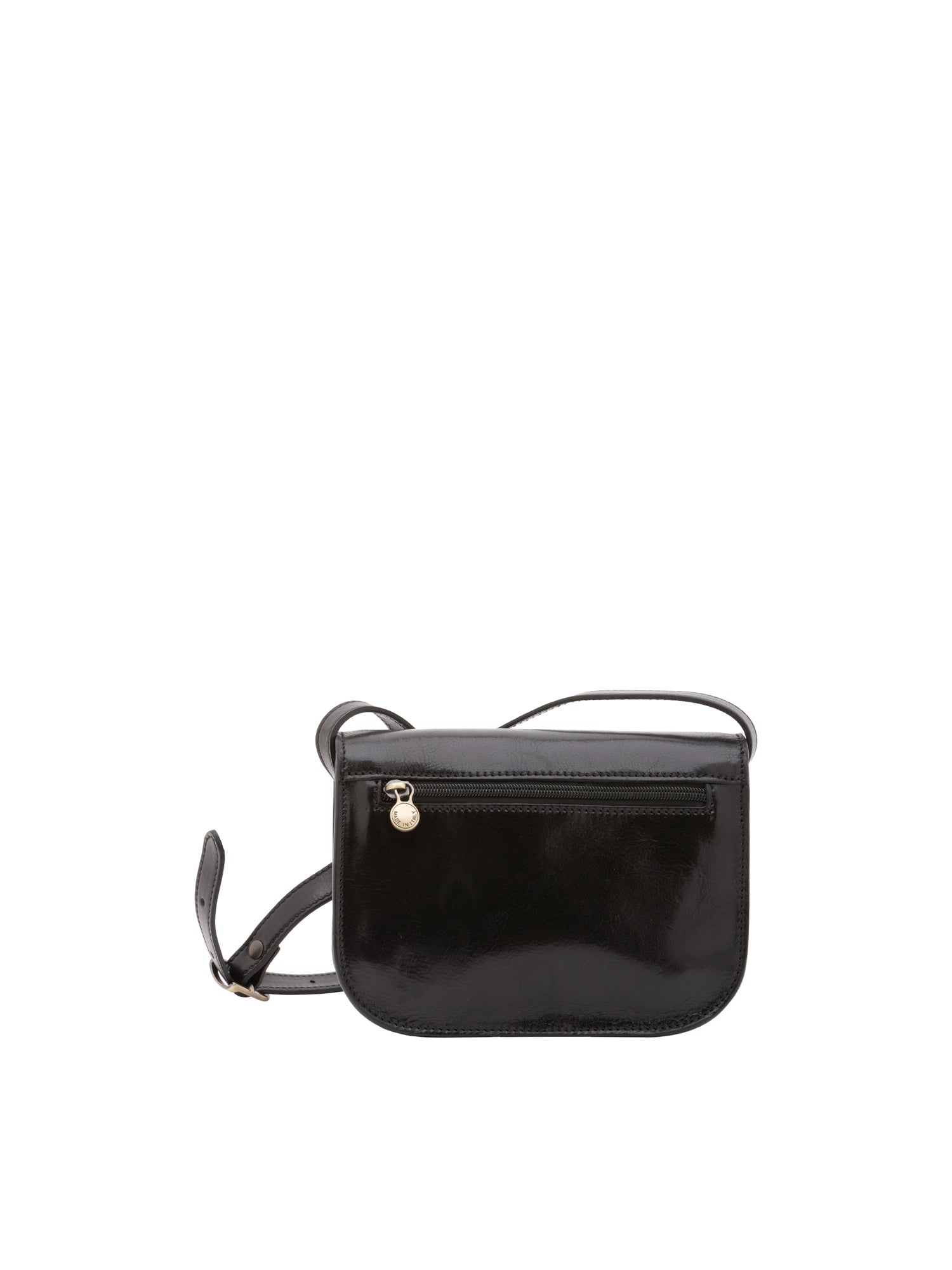 Crossbody bag I Fratelli Women Genuine leather -Rosso Nero