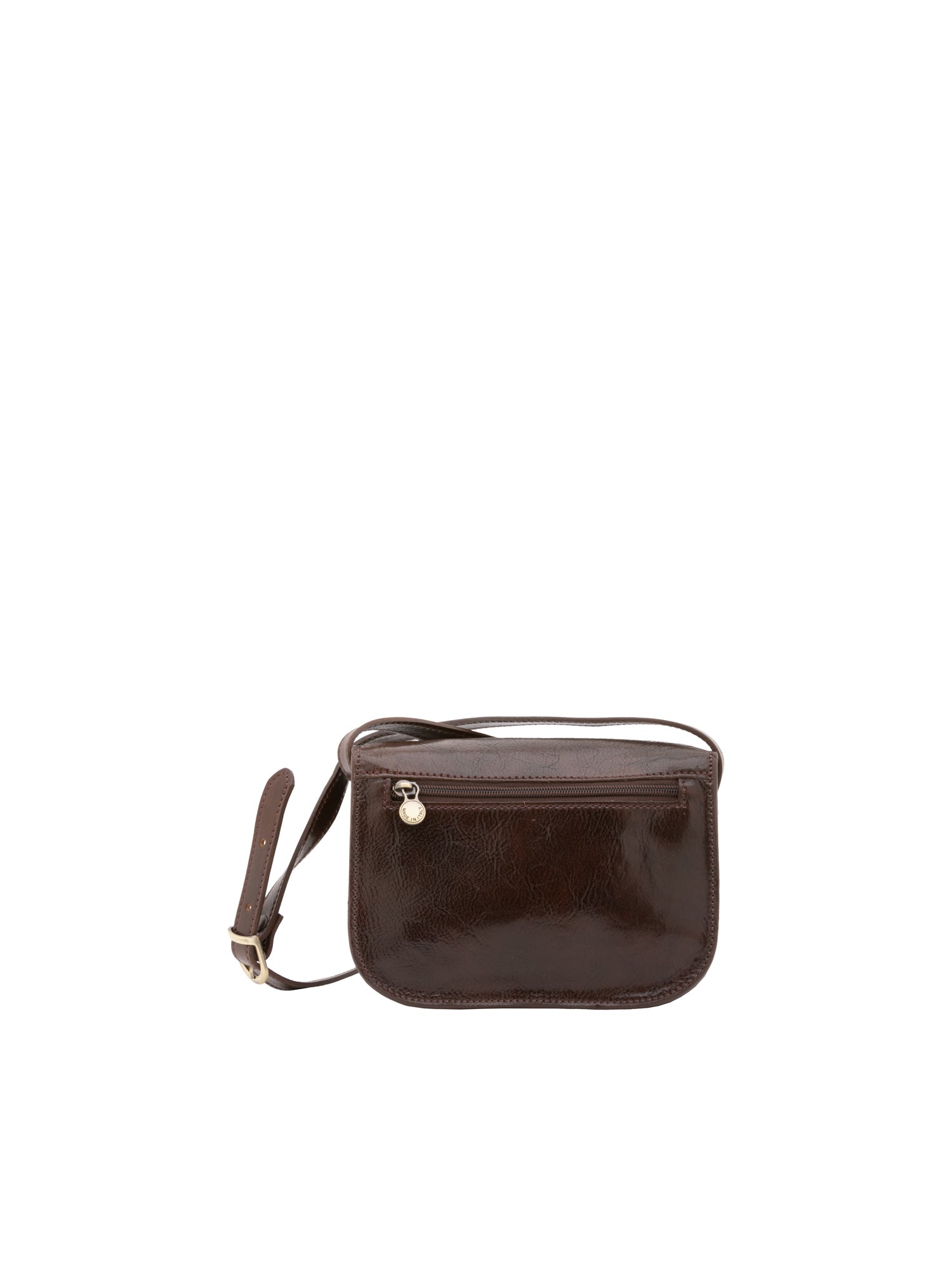 Crossbody bag I Fratelli Women Genuine leather -Rosso Testa di moro