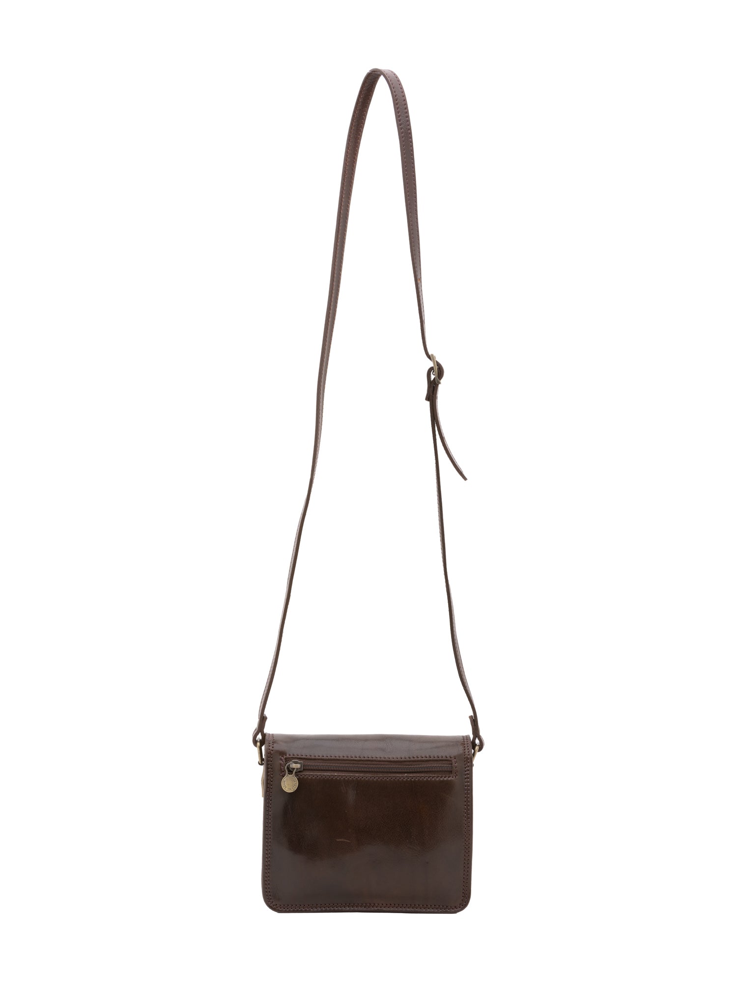 Crossbody bag I Fratelli Women Genuine leather -Rosso Testa di moro