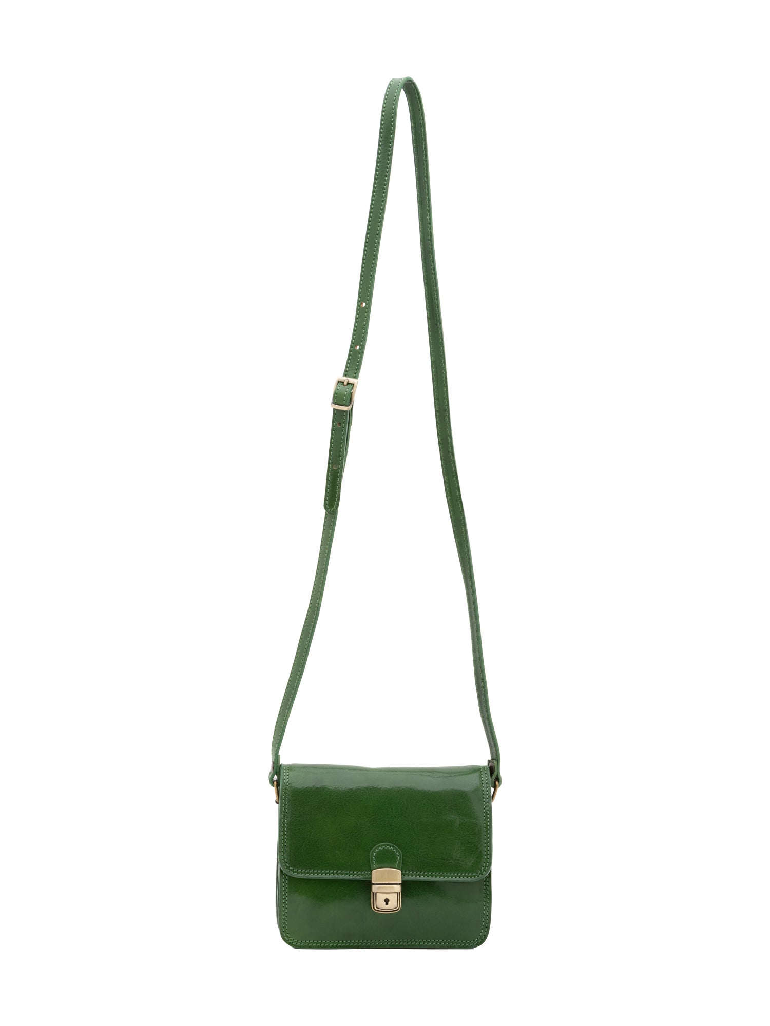 Crossbody bag I Fratelli Women Genuine leather -Rosso Verde