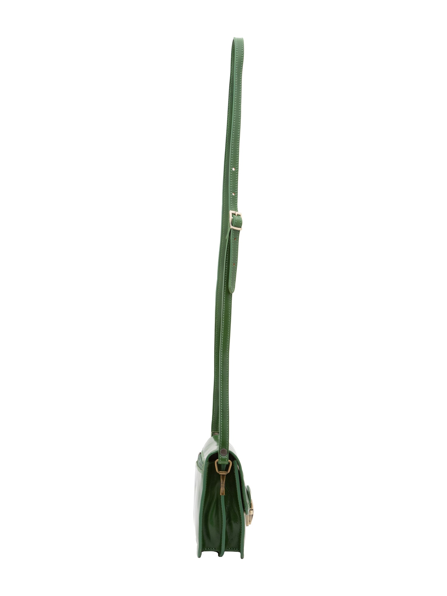 Crossbody bag I Fratelli Women Genuine leather -Rosso Verde