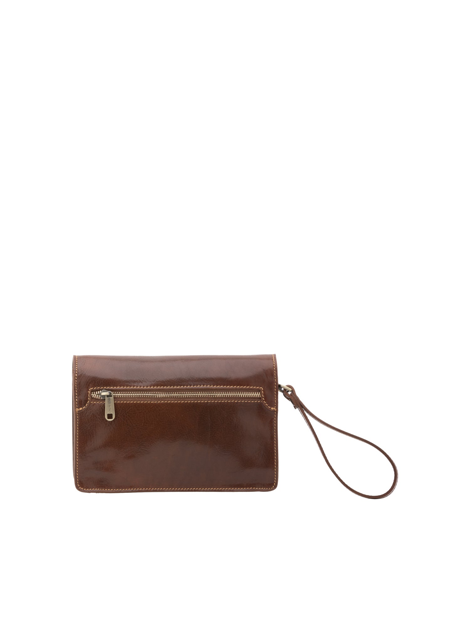Handbag I Fratelli Men Genuine leather -Marrone Marrone