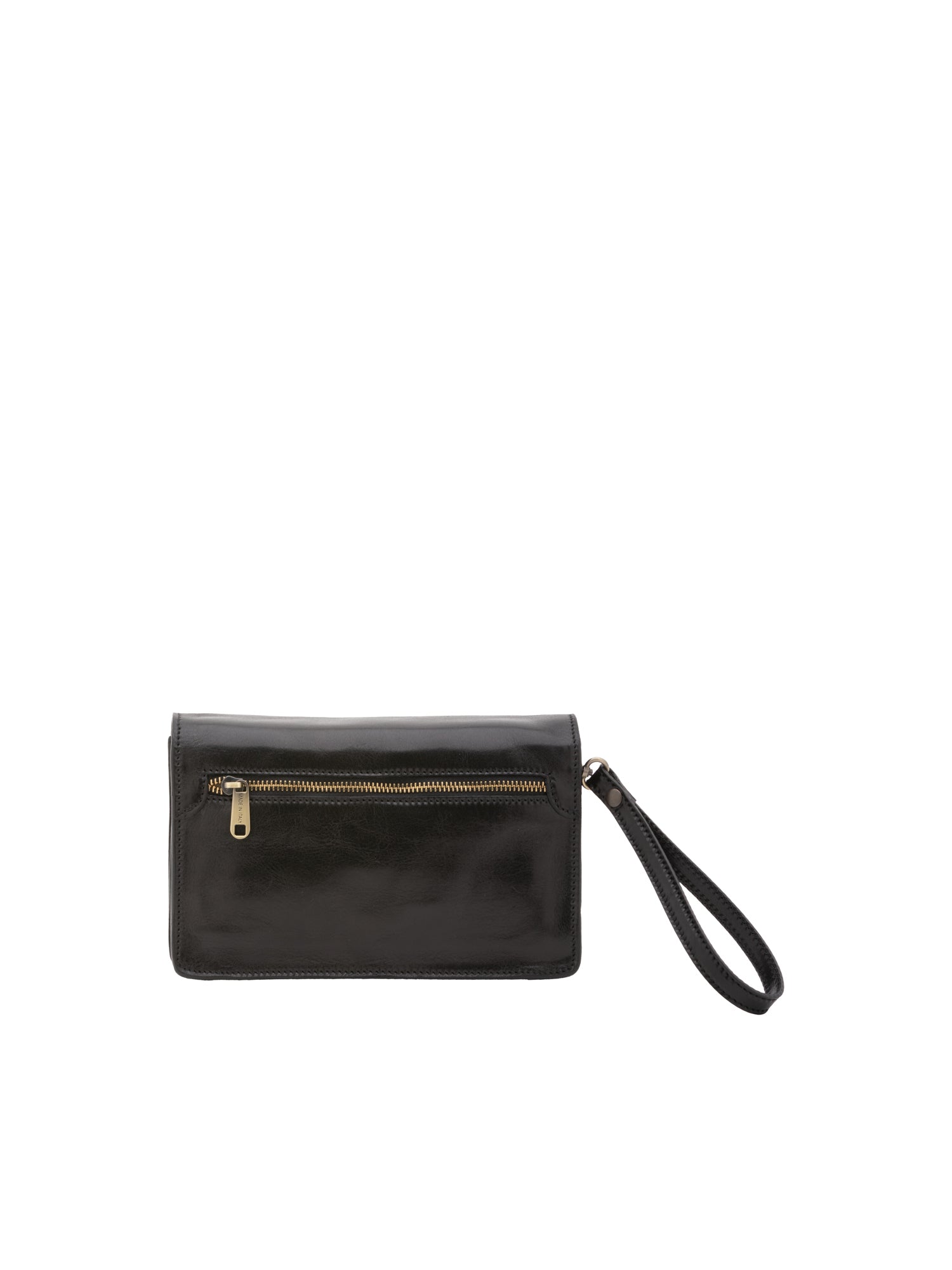 Handbag I Fratelli Men Genuine leather -Marrone Nero