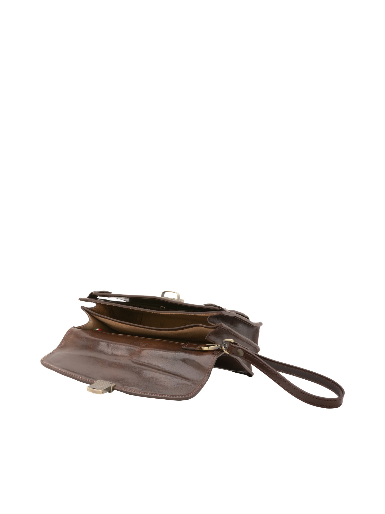 Handbag I Fratelli Men Genuine leather -Marrone Testa di moro