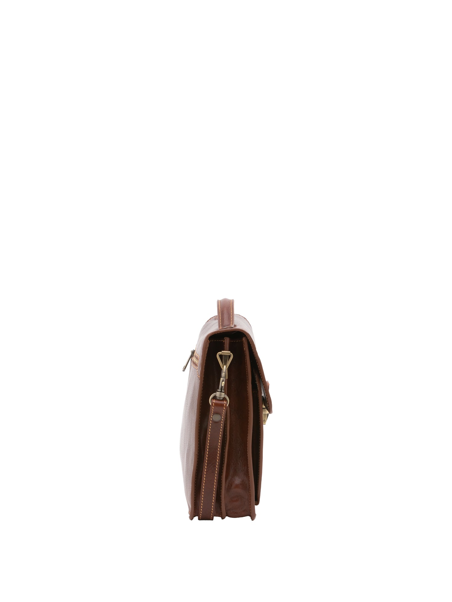 Crossbody bag I Fratelli Men Genuine leather -Tmoro Marrone