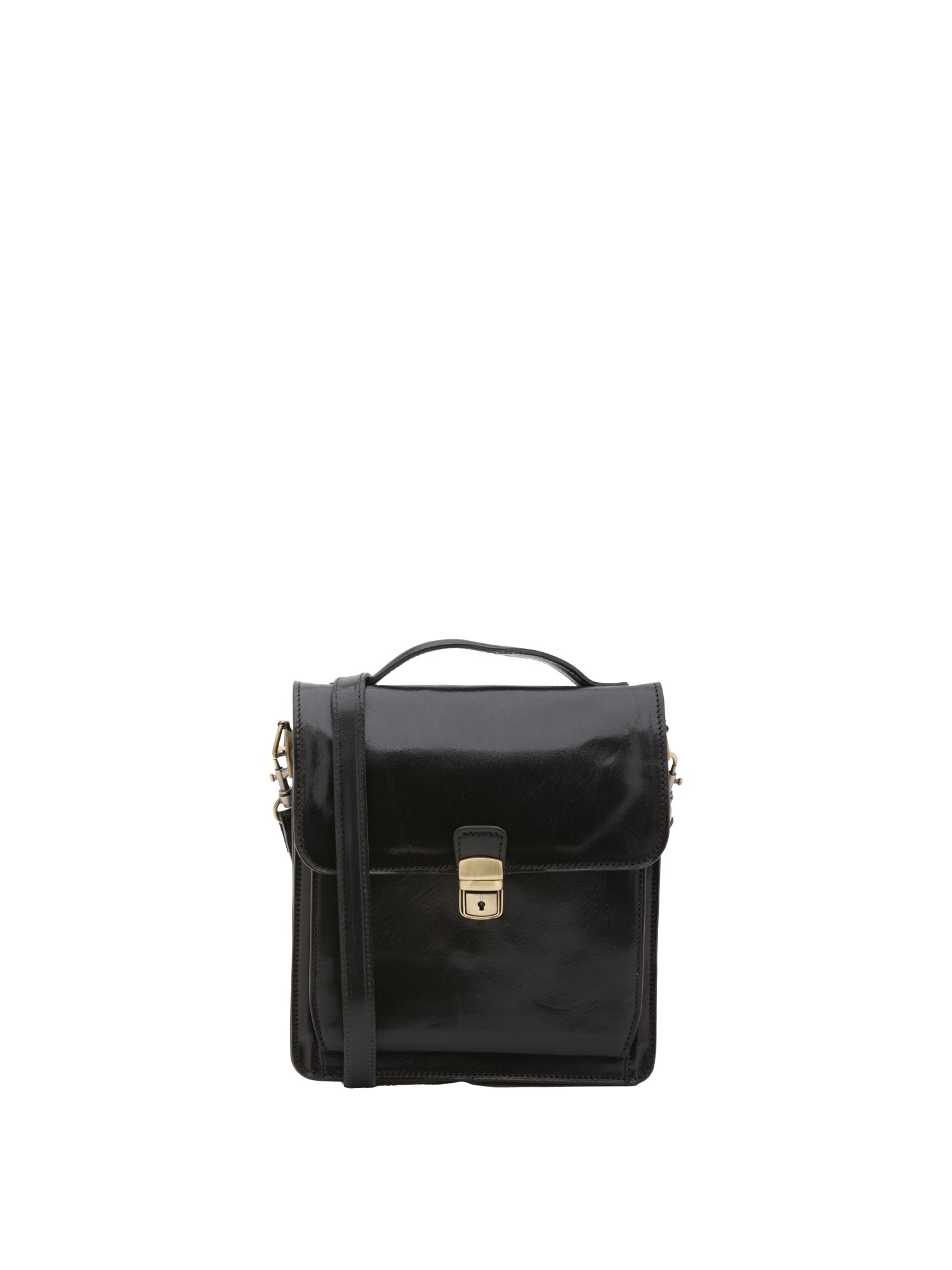 Crossbody bag I Fratelli Men Genuine leather -Tmoro Nero