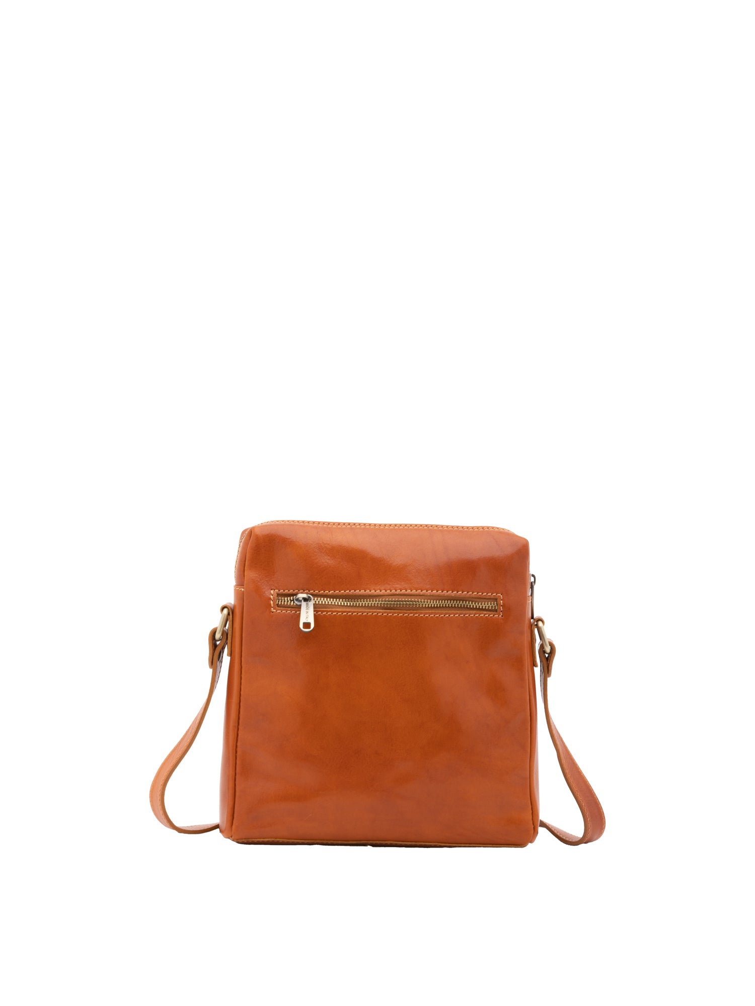 Crossbody bag I Fratelli Men Genuine leather -Verde Cognac