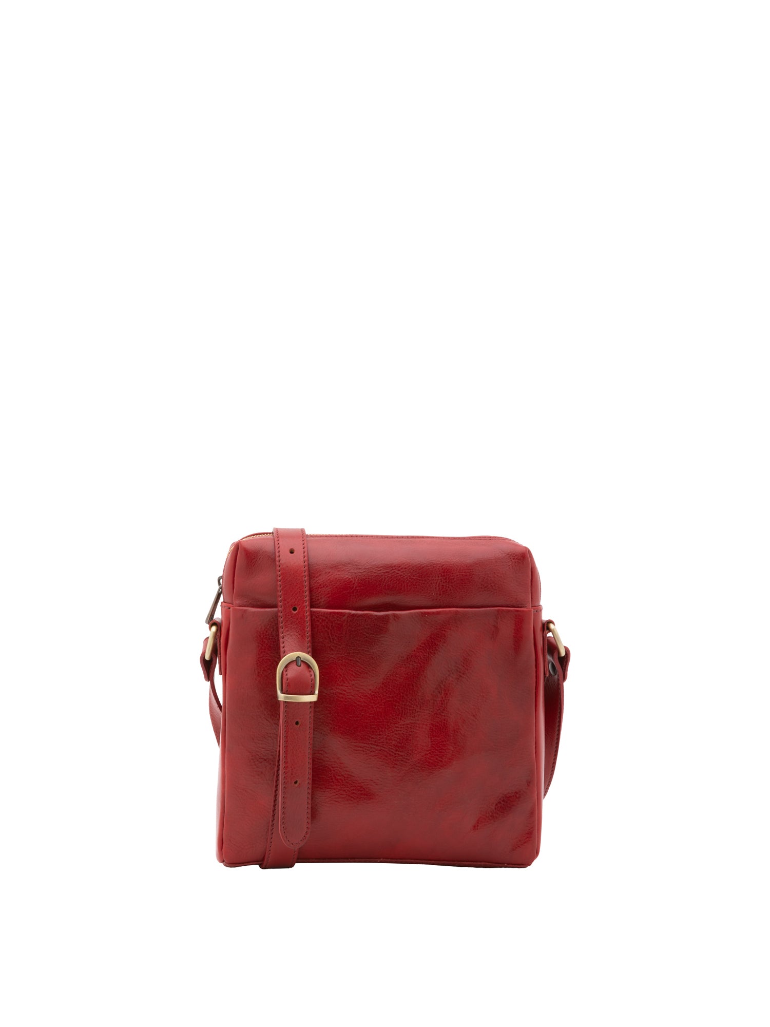 Crossbody bag I Fratelli Men Genuine leather -Verde Rosso