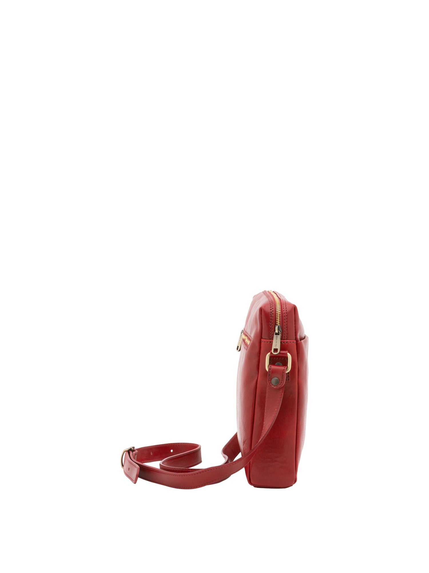 Crossbody bag I Fratelli Men Genuine leather -Verde Rosso
