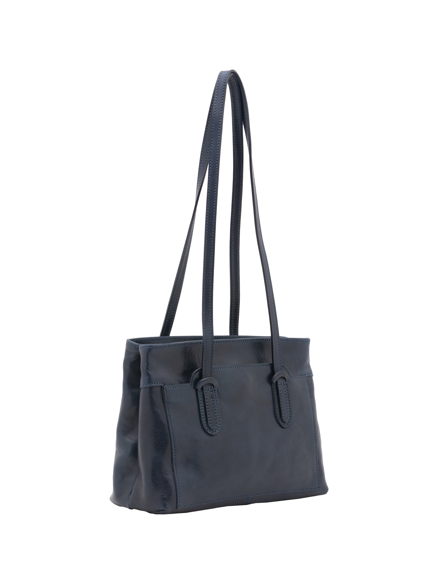 Shoulder Bag I Fratelli Women Genuine leather -Nero Blu