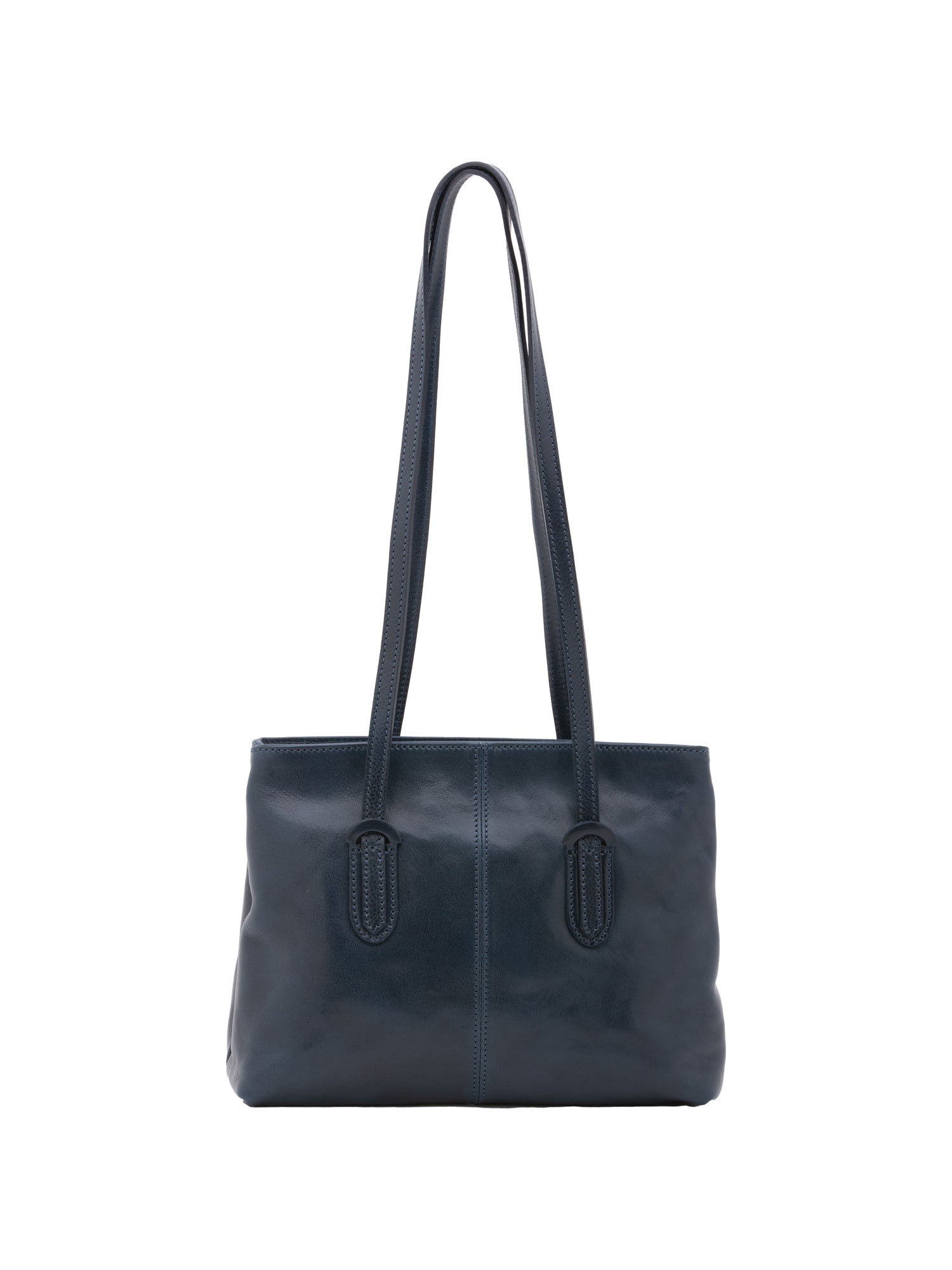 Shoulder Bag I Fratelli Women Genuine leather -Nero Blu
