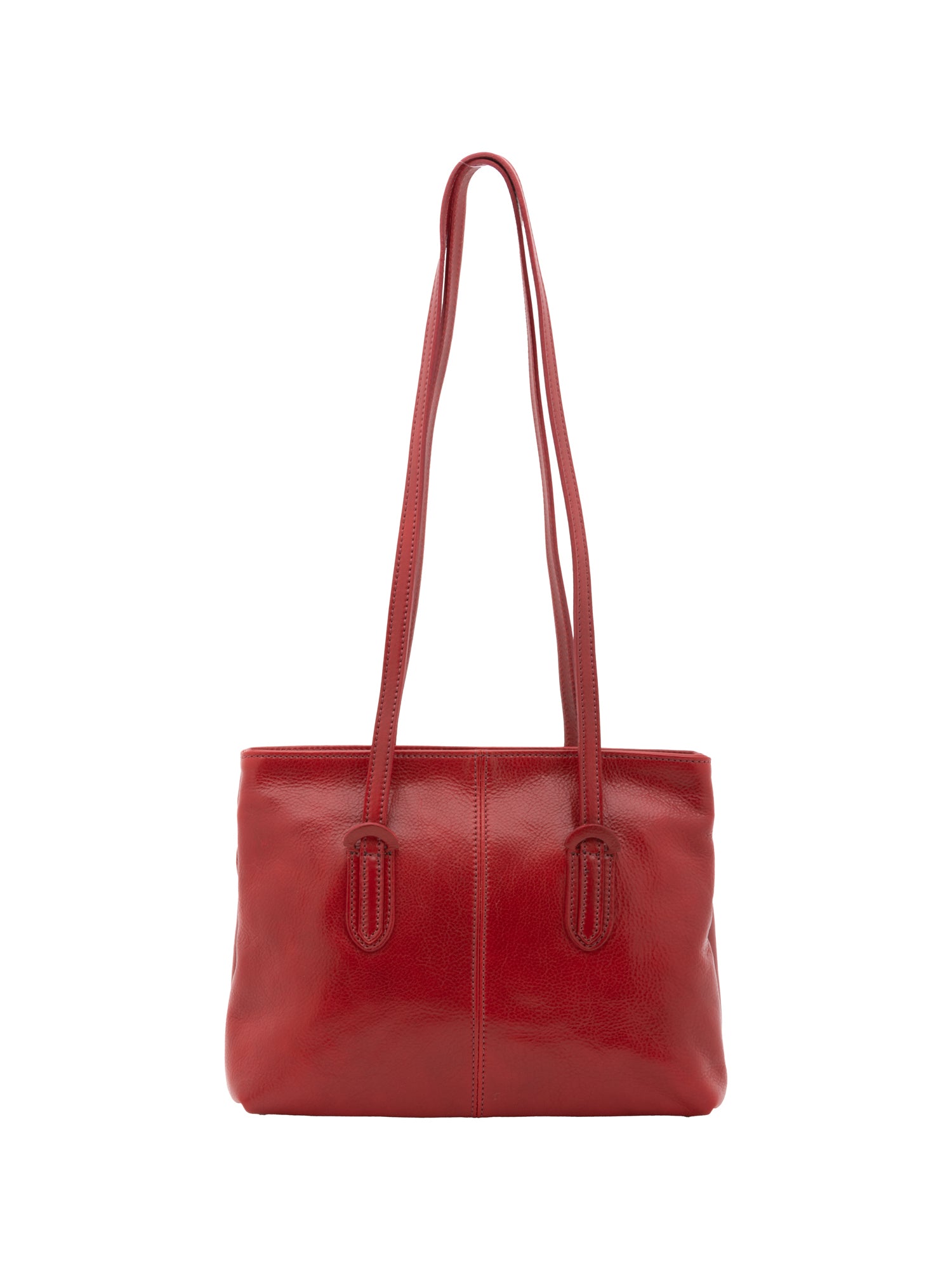 Shoulder Bag I Fratelli Women Genuine leather -Nero Rosso