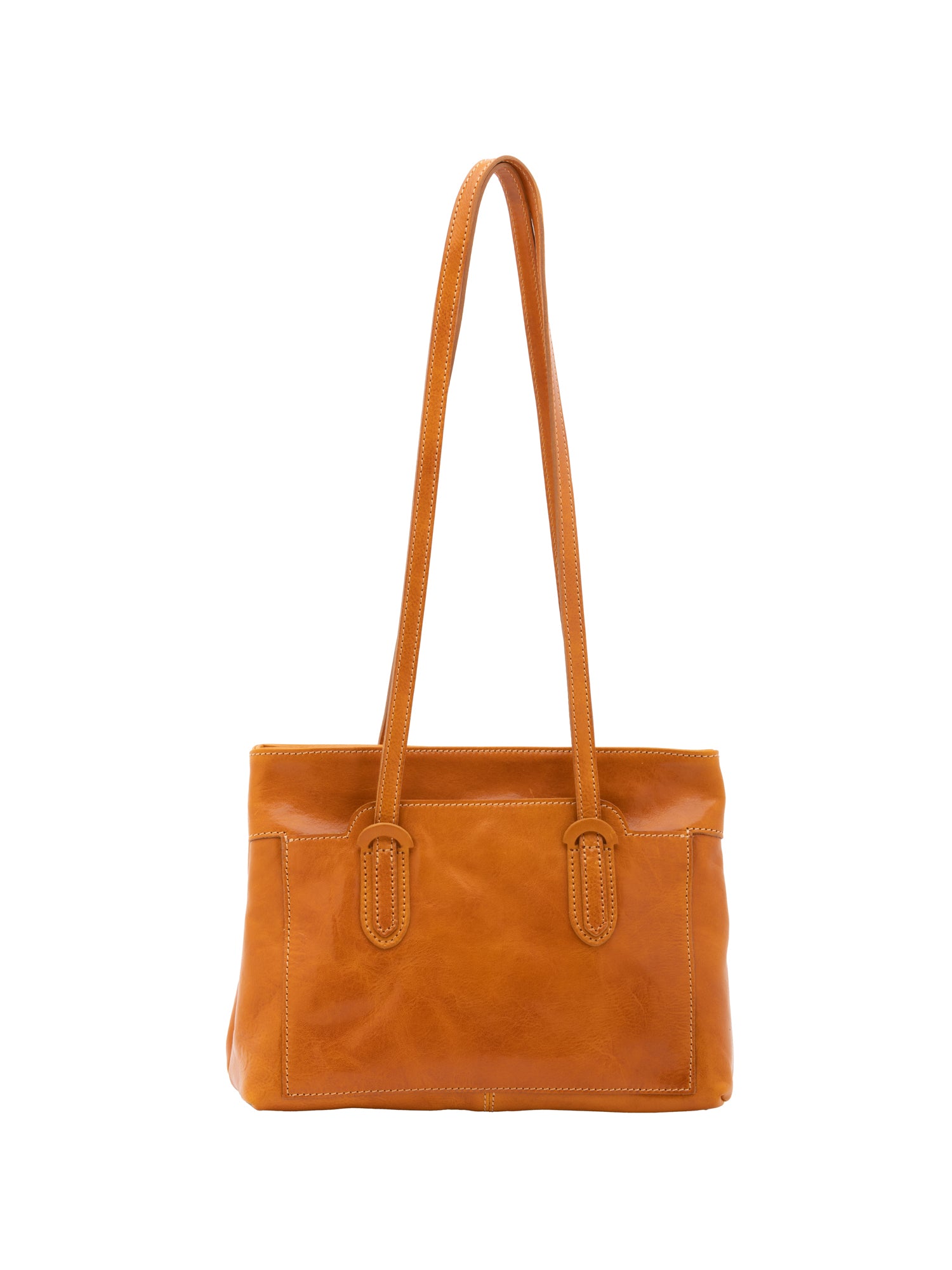 Shoulder Bag I Fratelli Women Genuine leather -Nero Senape