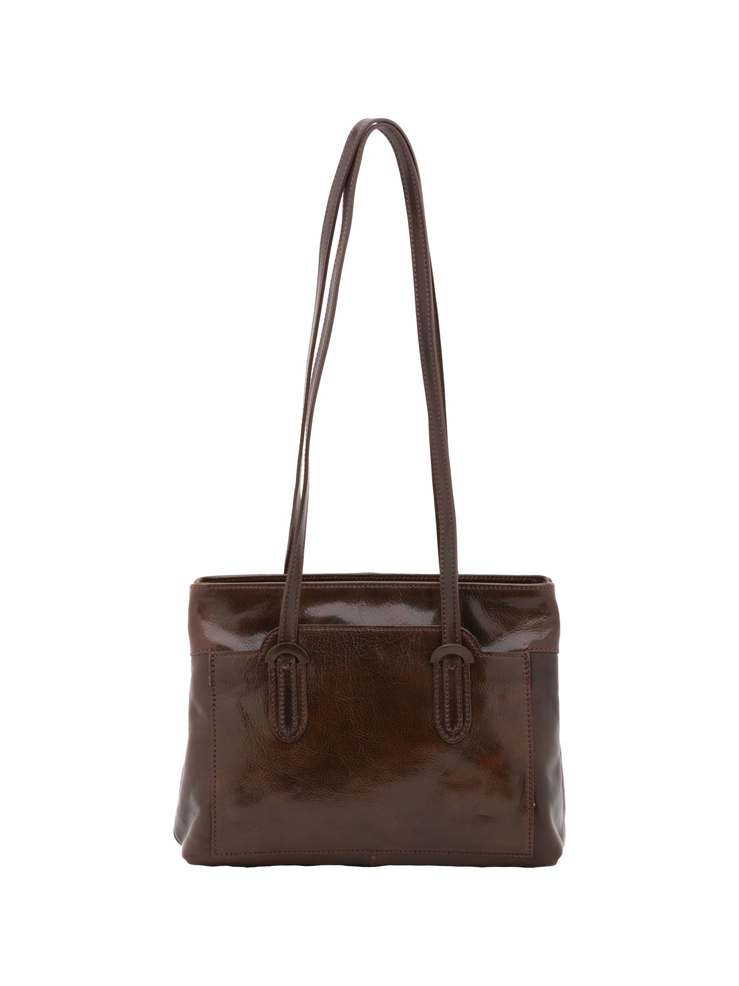 Shoulder Bag I Fratelli Women Genuine leather -Nero Testa di moro