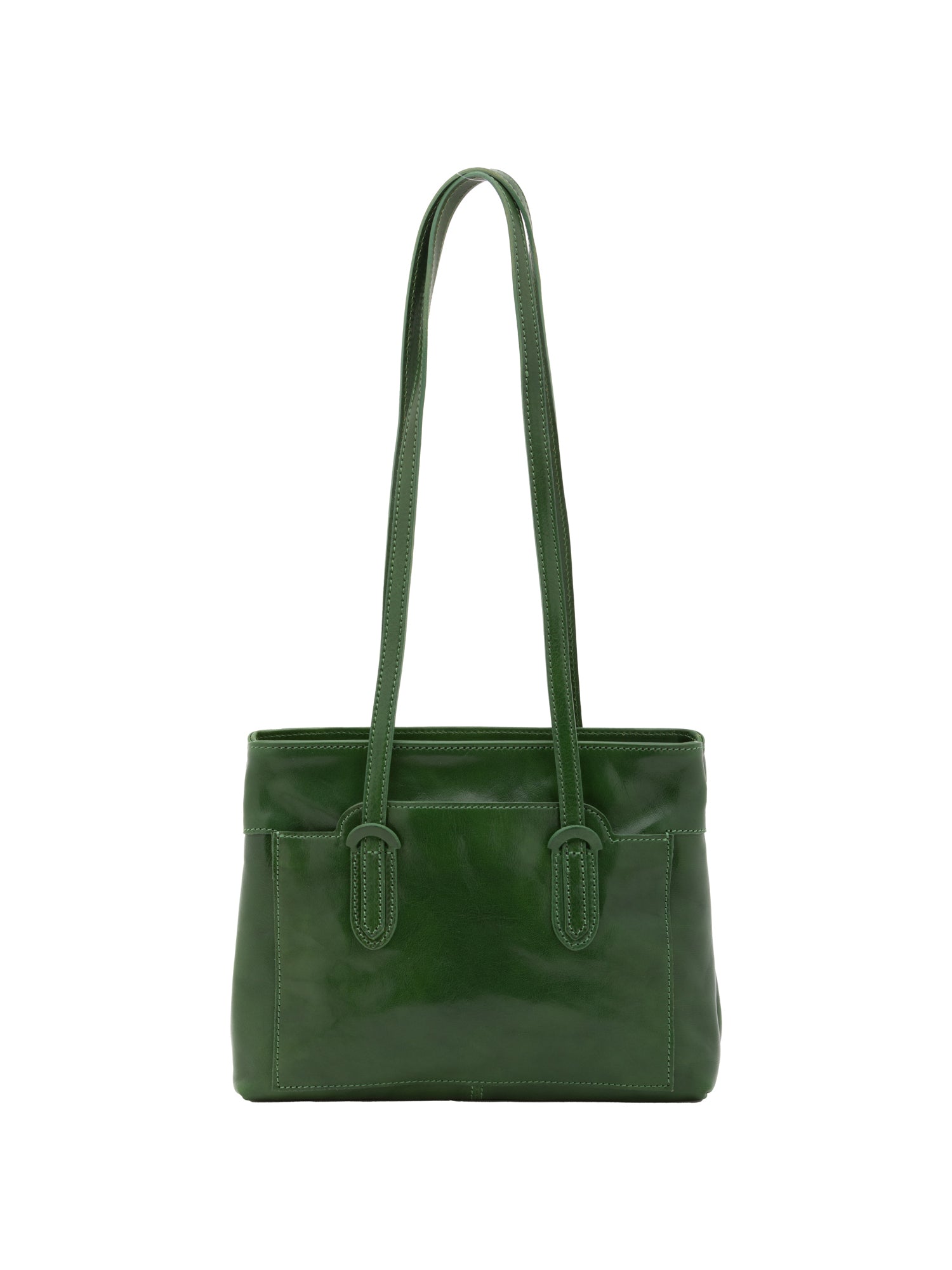 Shoulder Bag I Fratelli Women Genuine leather -Nero Verde