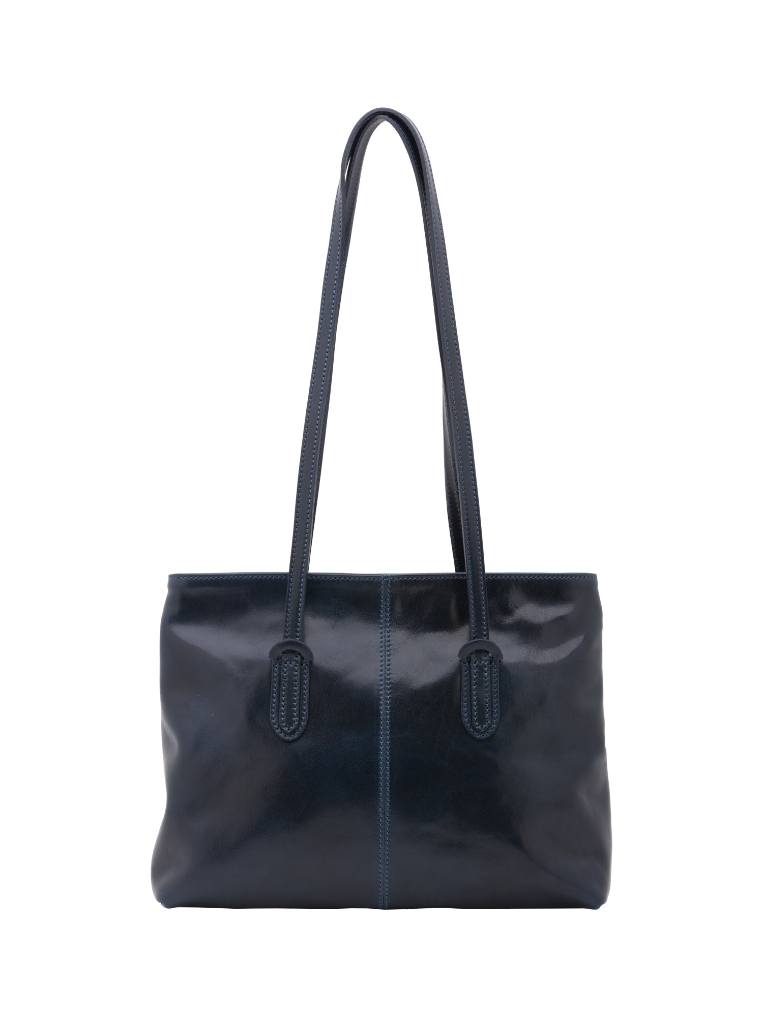 Shoulder Bag I Fratelli Women Genuine leather -Nero Blu