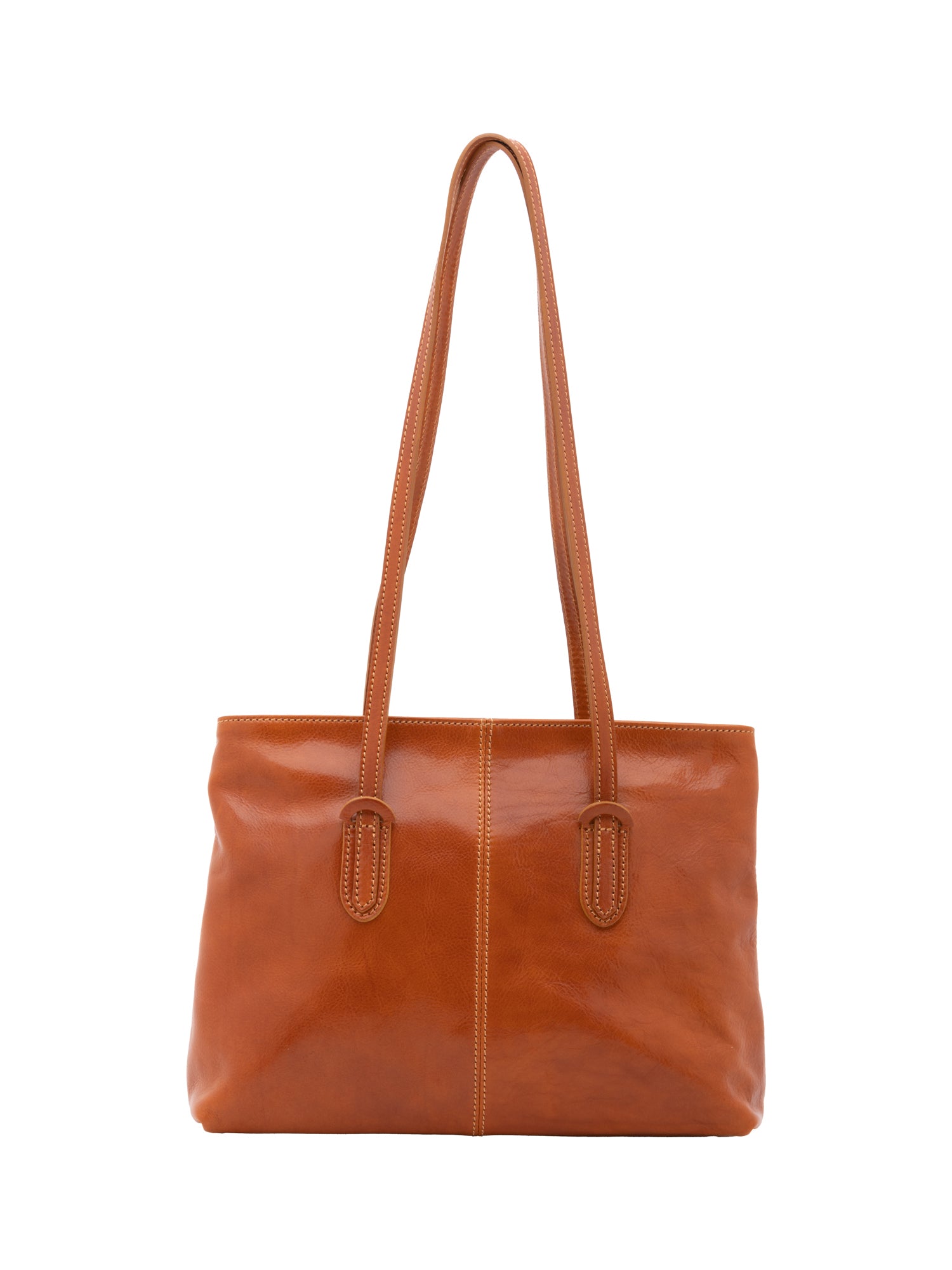 Shoulder Bag I Fratelli Women Genuine leather -Nero Cognac