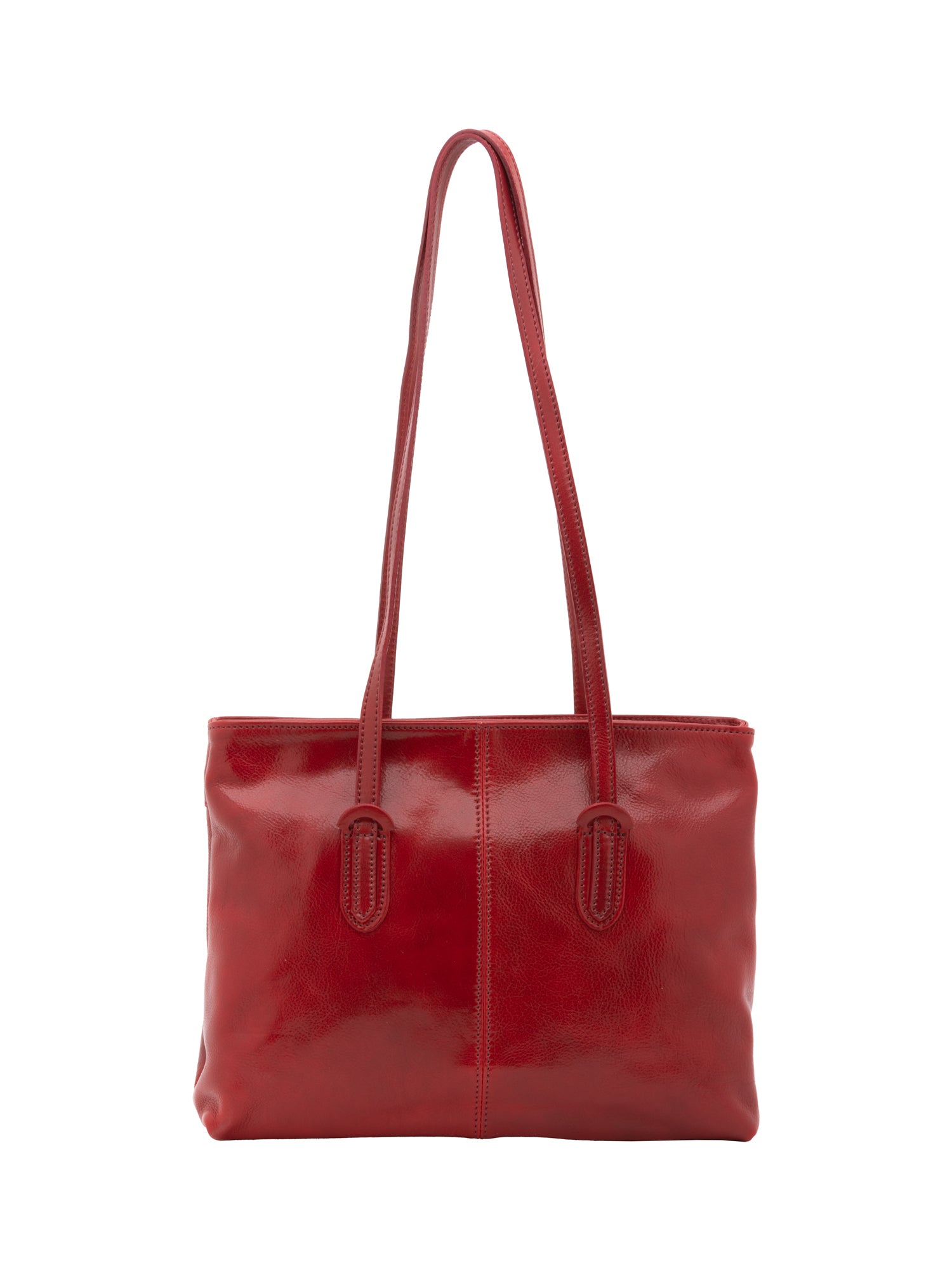 Shoulder Bag I Fratelli Women Genuine leather -Nero Rosso