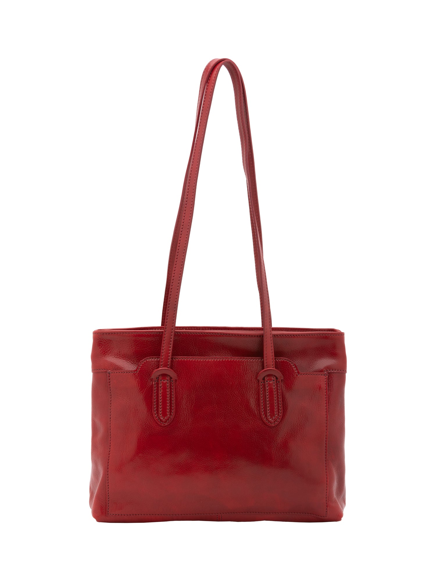 Shoulder Bag I Fratelli Women Genuine leather -Nero Rosso