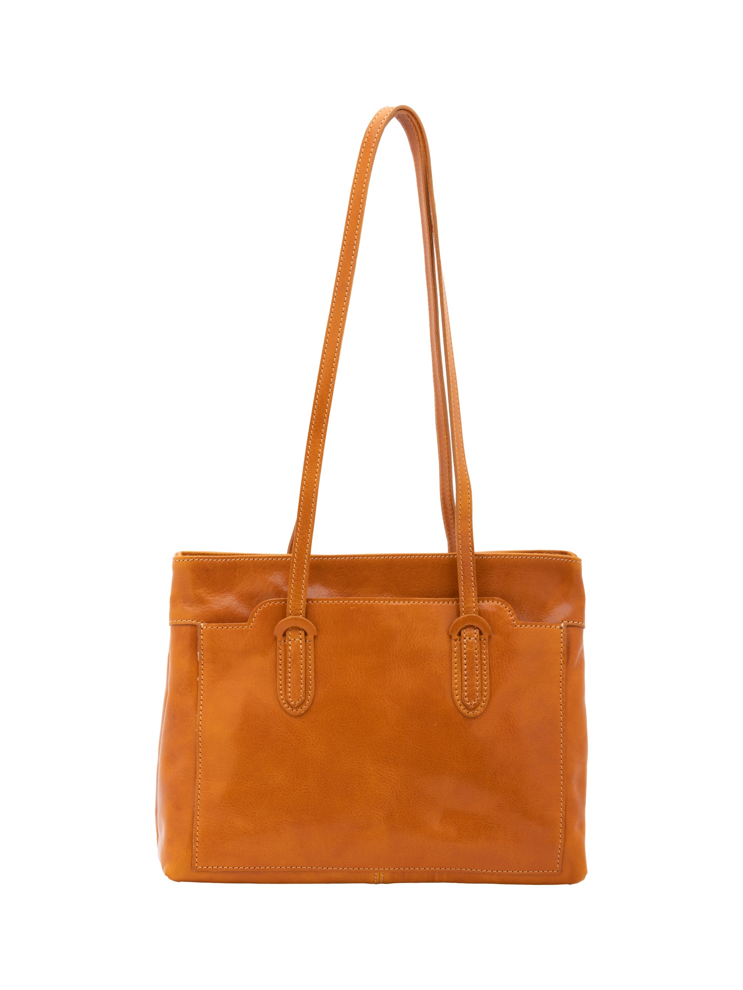 Shoulder Bag I Fratelli Women Genuine leather -Nero Senape