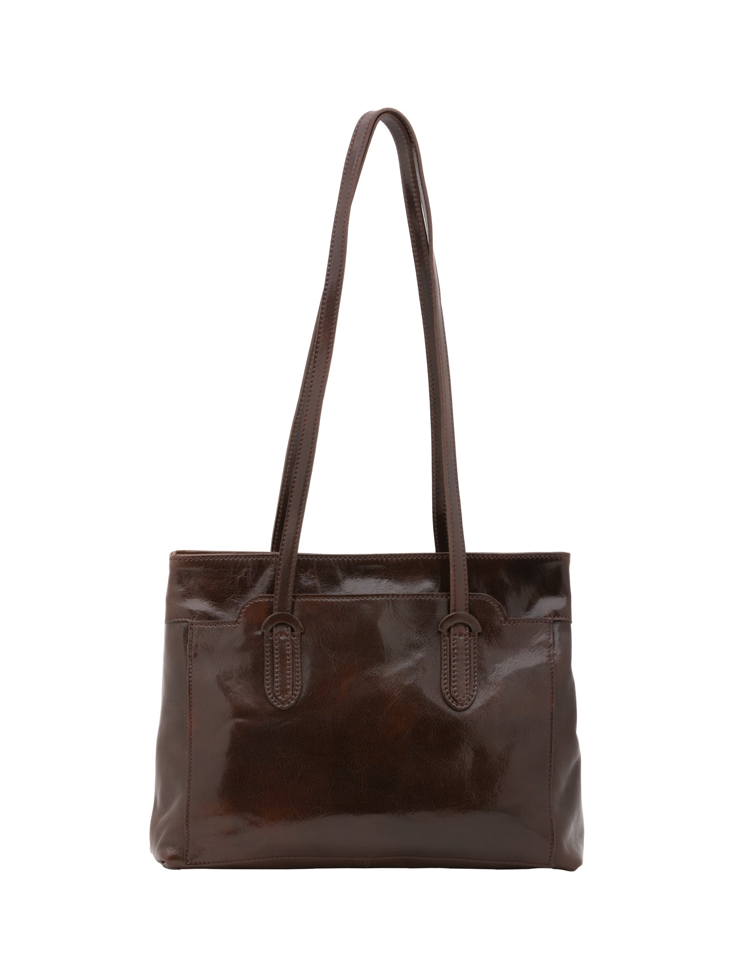 Shoulder Bag I Fratelli Women Genuine leather -Nero Testa di moro