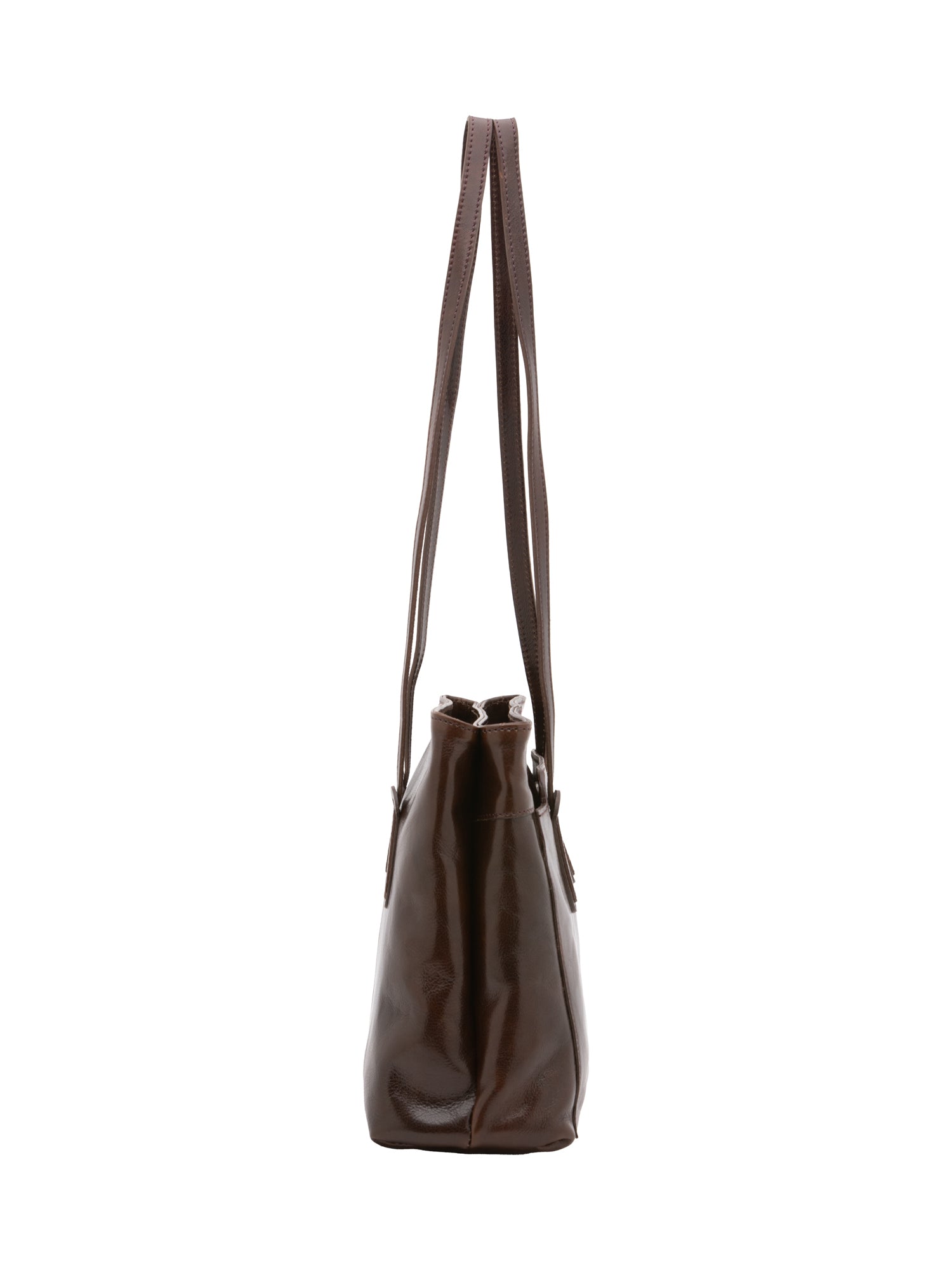 Shoulder Bag I Fratelli Women Genuine leather -Nero Testa di moro