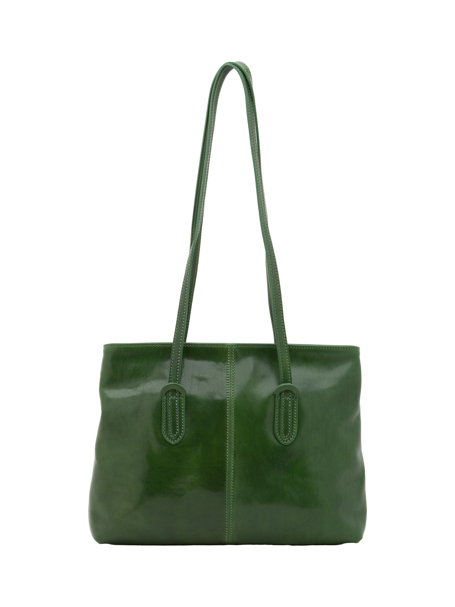 Shoulder Bag I Fratelli Women Genuine leather -Nero Verde