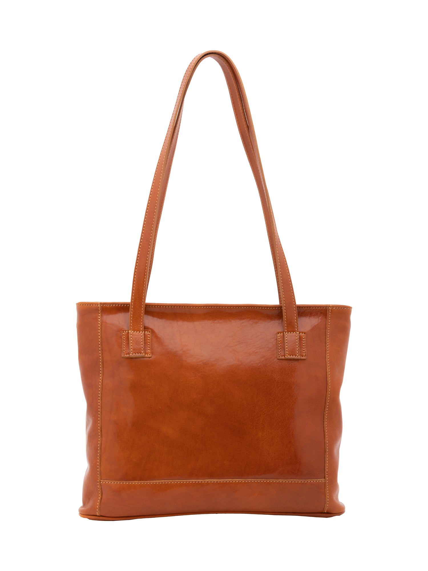 Shoulder Bag I Fratelli Women Genuine leather -Cognac Cognac