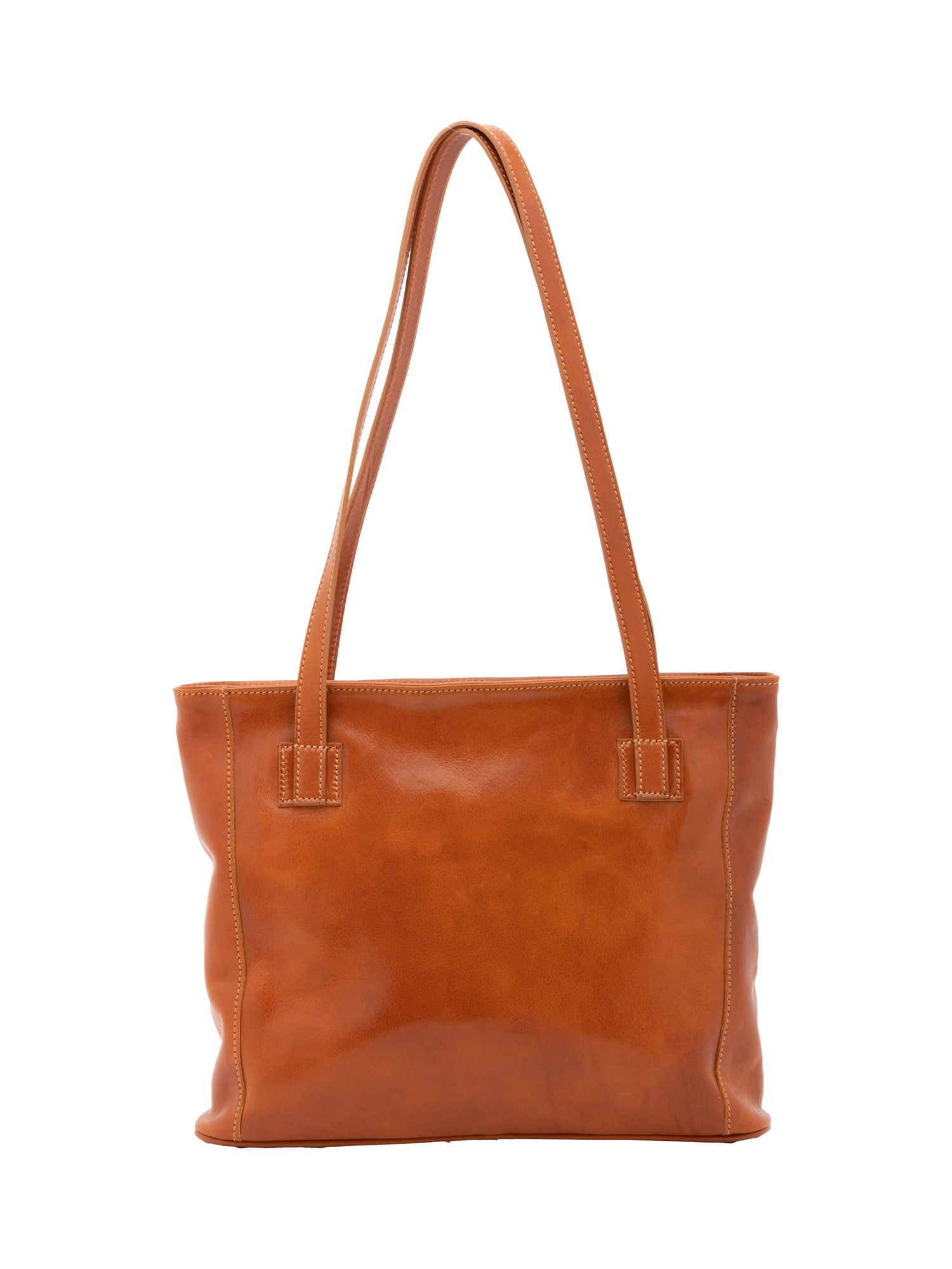 Shoulder Bag I Fratelli Women Genuine leather -Cognac Cognac