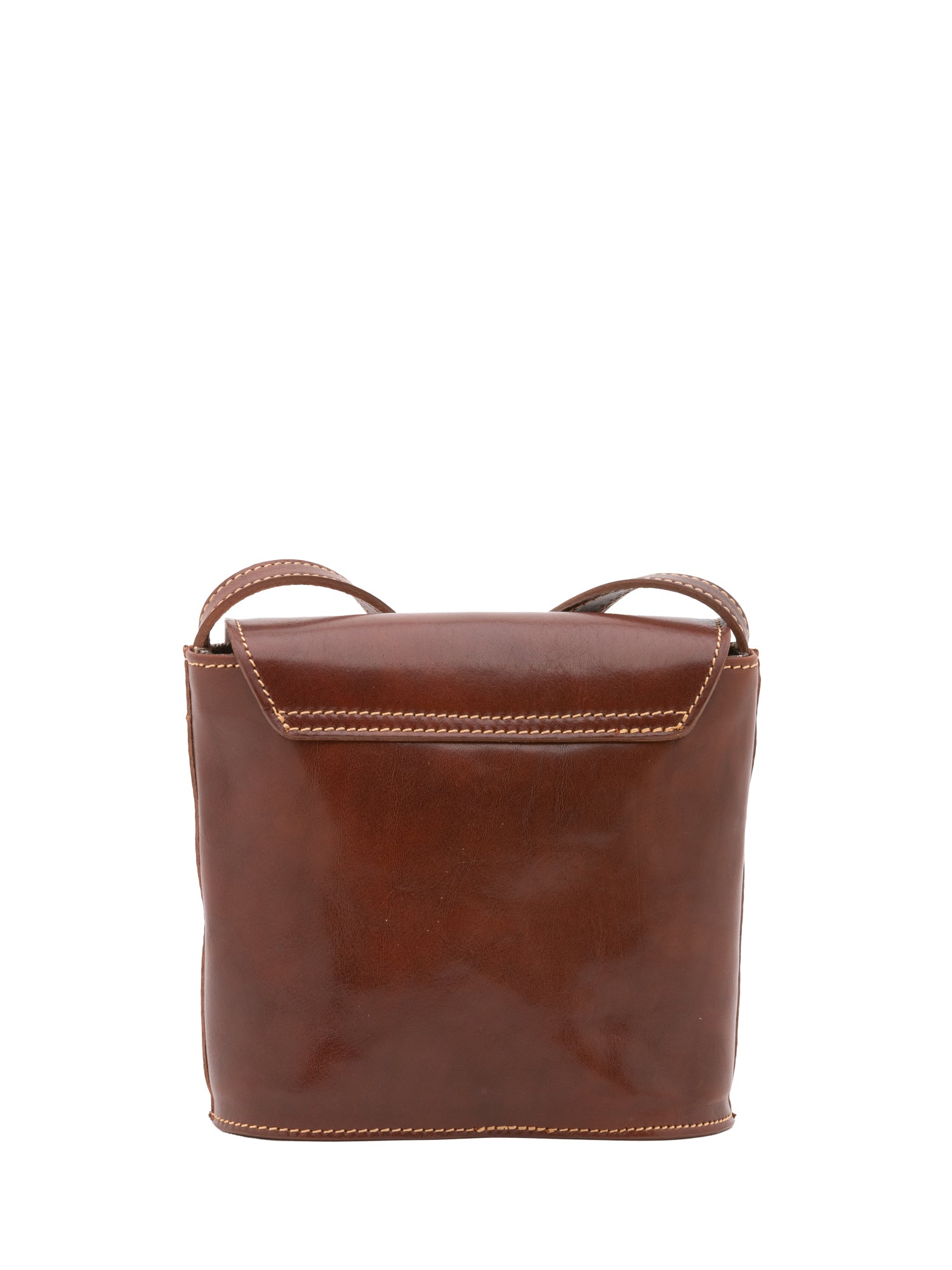 Crossbody bag I Fratelli Men Genuine leather -Marrone Marrone